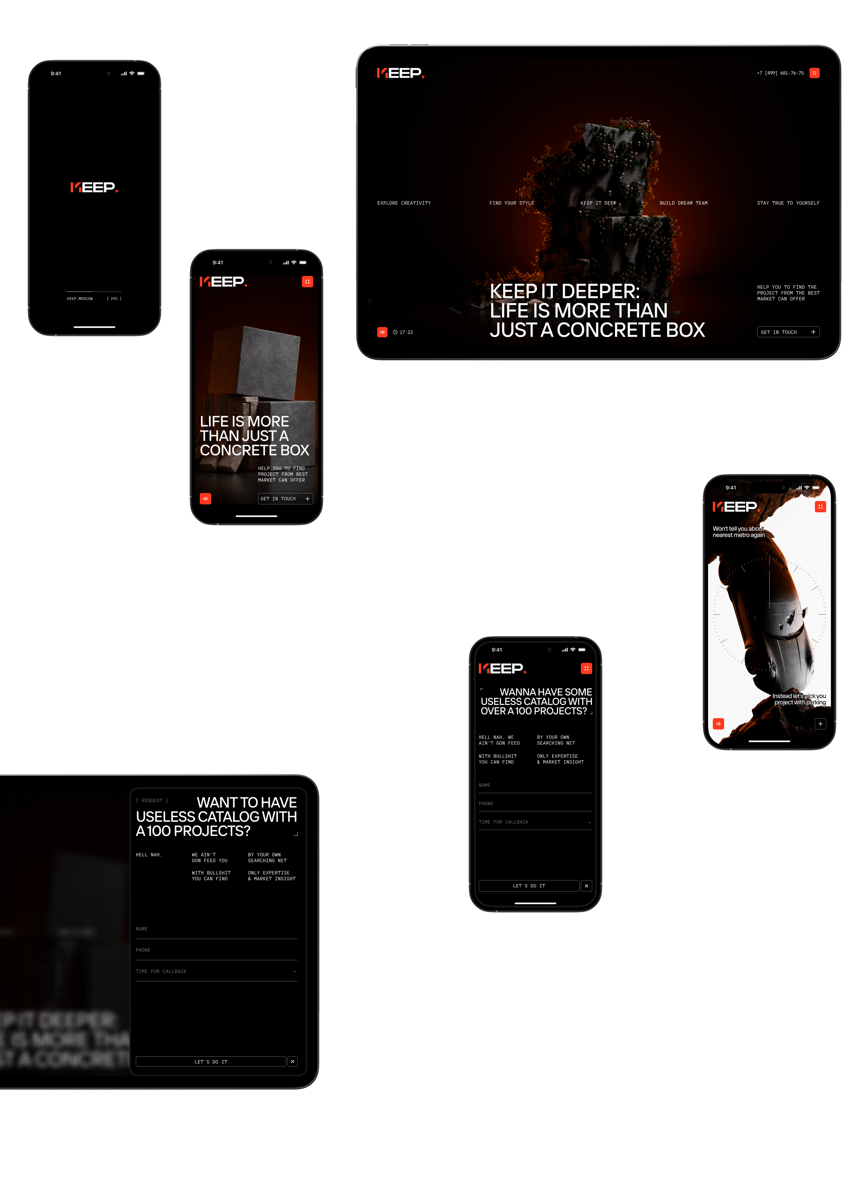 KEEP. | Website — Изображение №3 — Интерфейсы, 3D на Dprofile