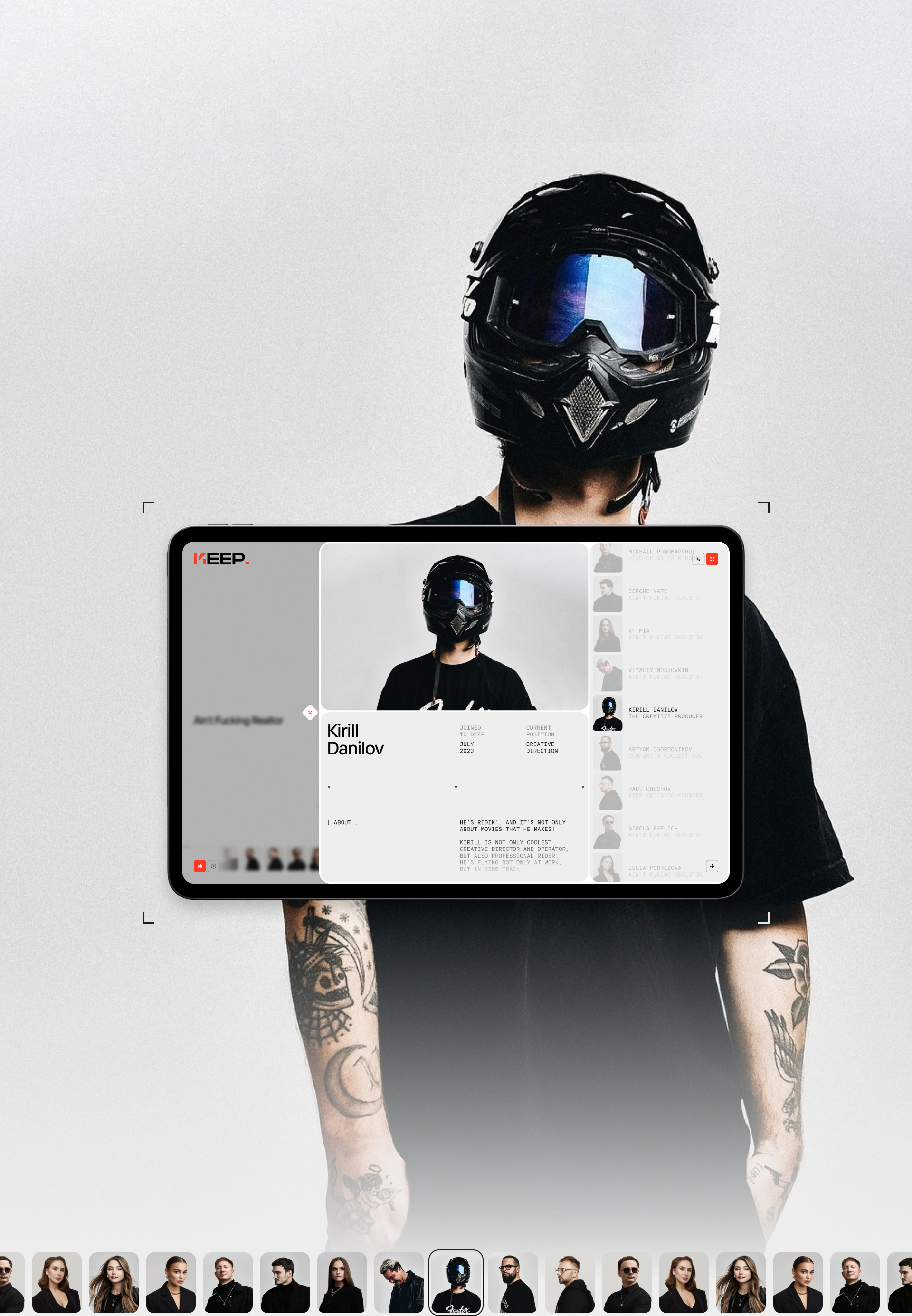 KEEP. | Website — Изображение №11 — Интерфейсы, 3D на Dprofile