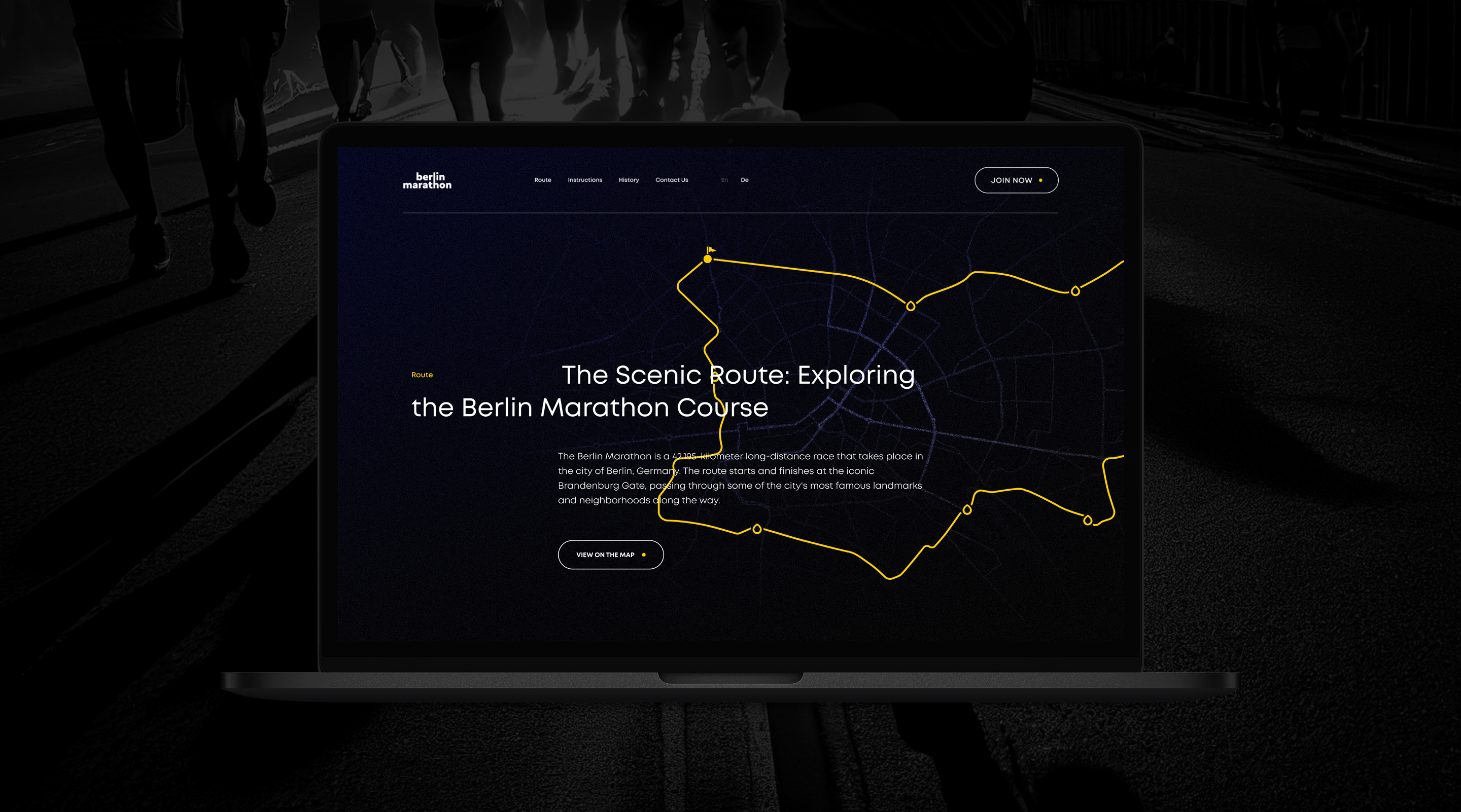 Berlin Marathon — Изображение №4 — Интерфейсы, Анимация на Dprofile