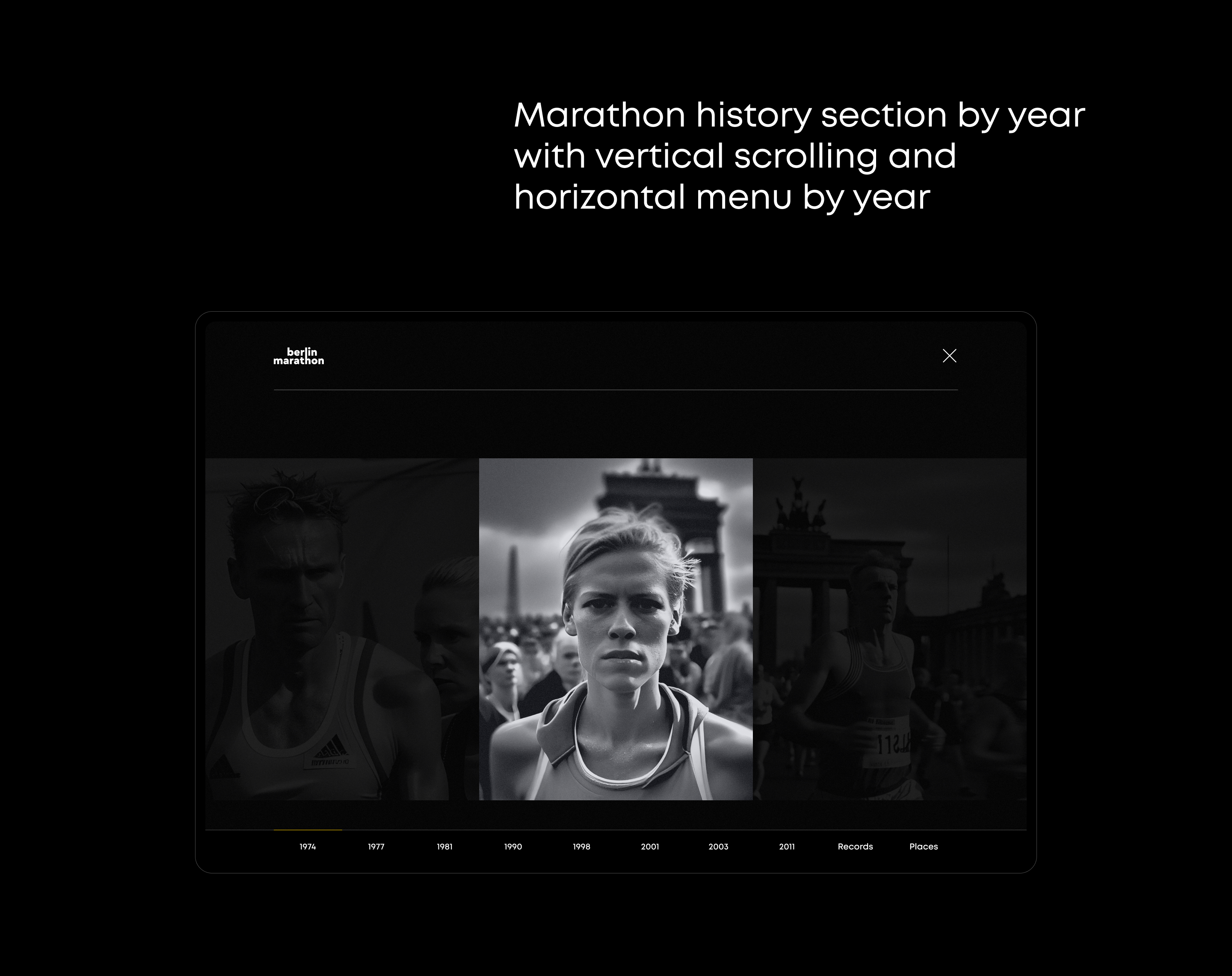 Berlin Marathon — Изображение №6 — Интерфейсы, Анимация на Dprofile