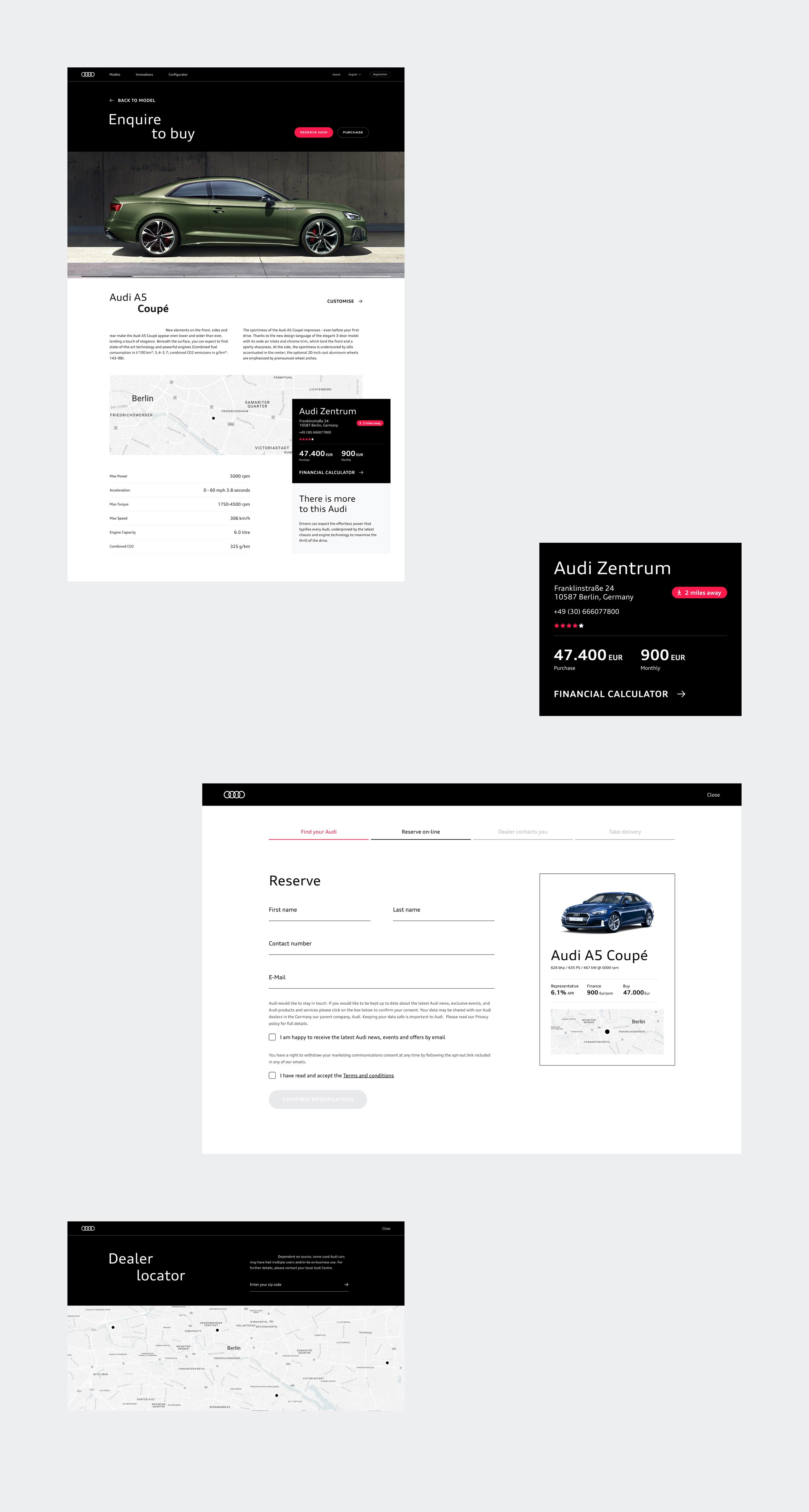 Audi De / Сайт — Изображение №12 — Интерфейсы, Анимация на Dprofile