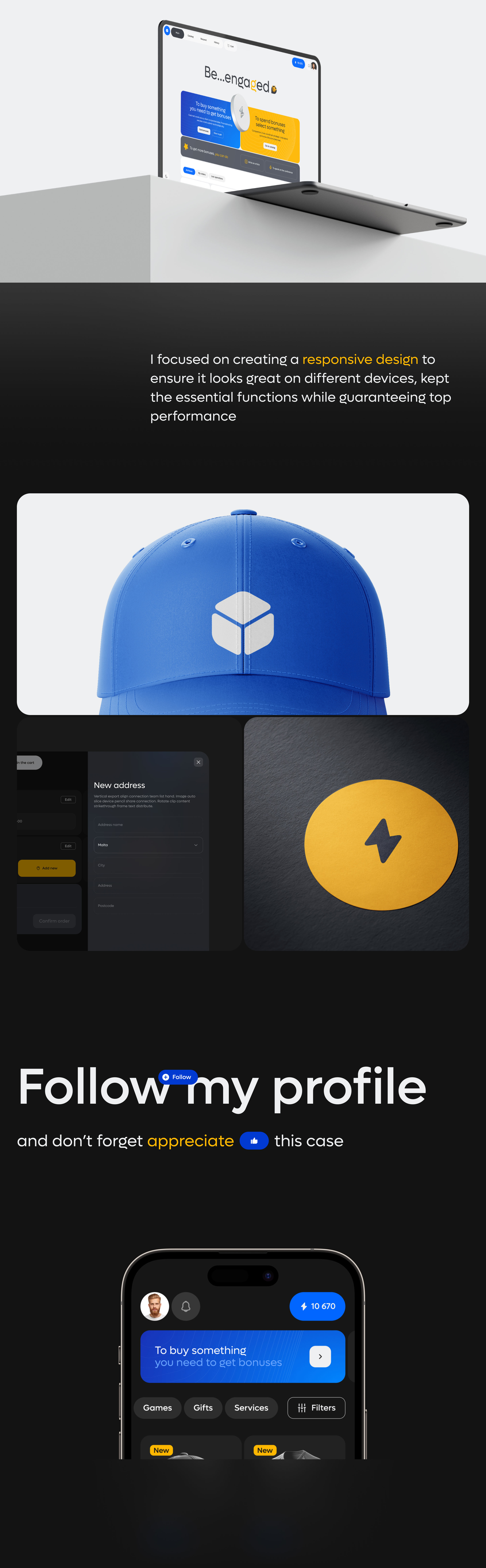 Corporate bonus program — Изображение №4 — Интерфейсы на Dprofile