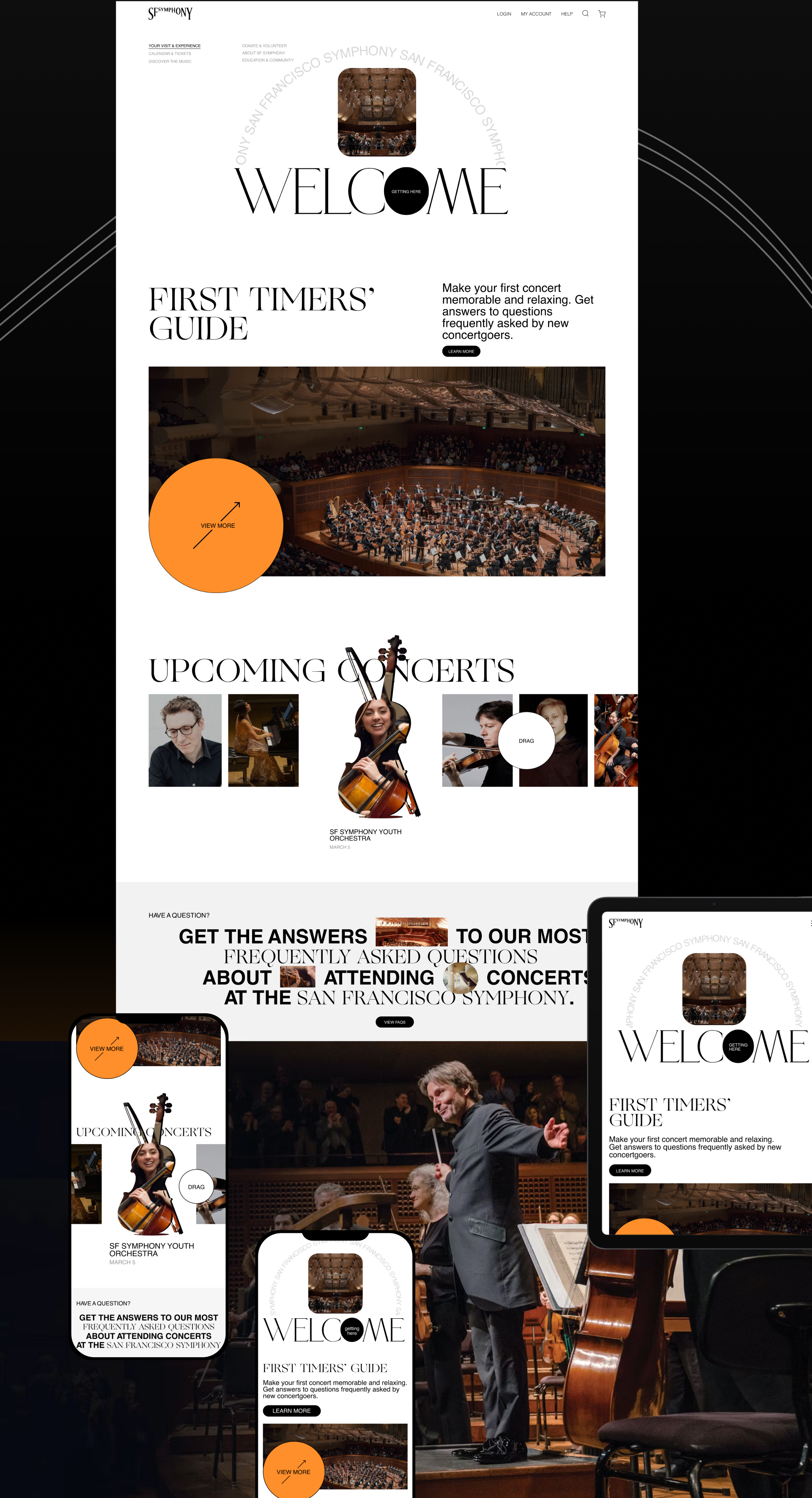 San Francisco Symphony | Corporate website — Изображение №7 — Интерфейсы, Брендинг на Dprofile