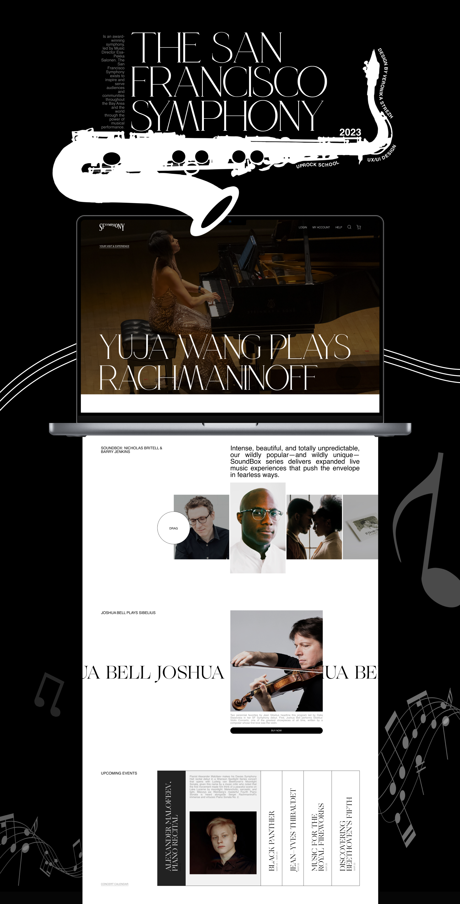 San Francisco Symphony | Corporate website — Изображение №1 — Интерфейсы, Брендинг на Dprofile