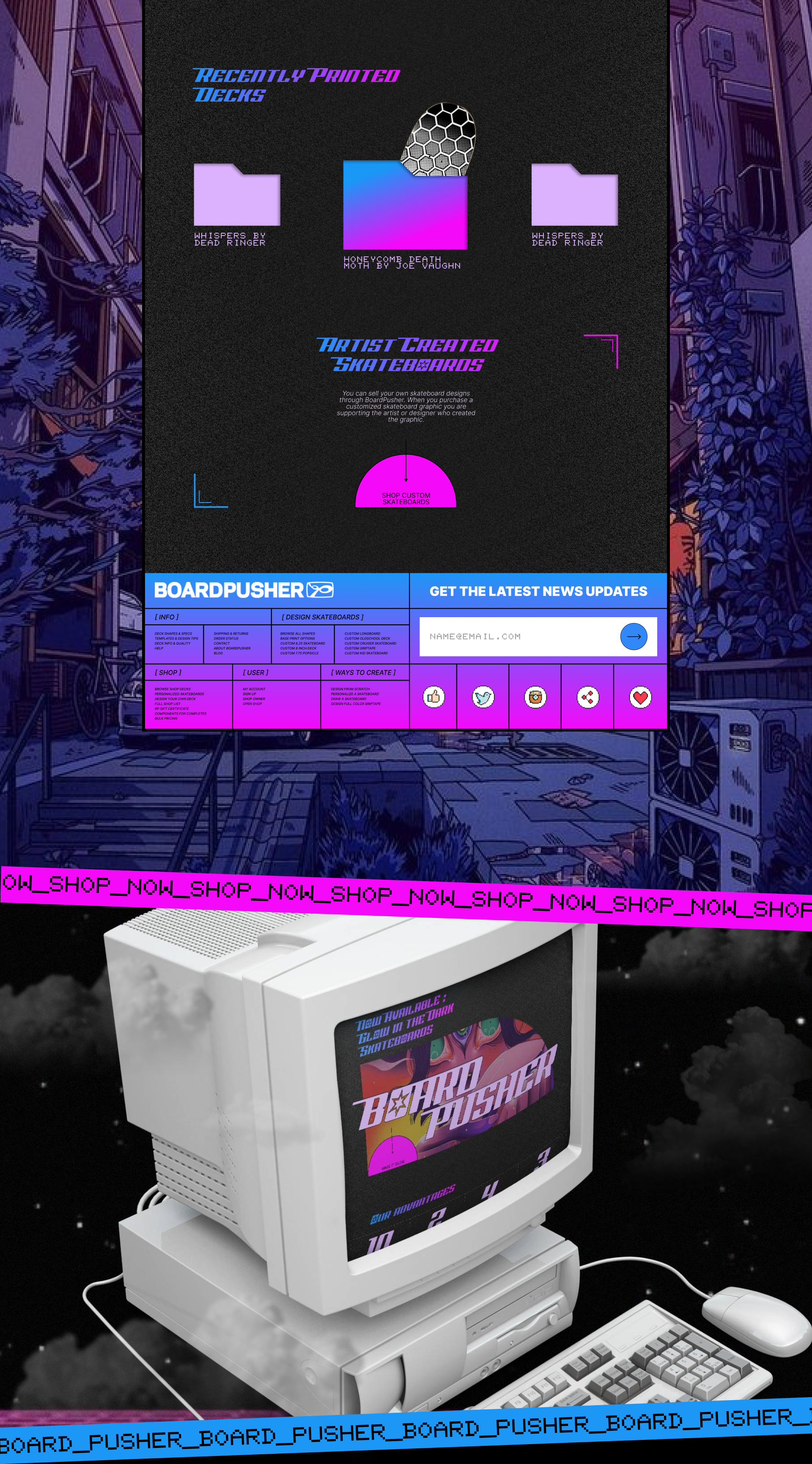 BoardPusher | Landing page — Изображение №4 — Интерфейсы, Анимация на Dprofile