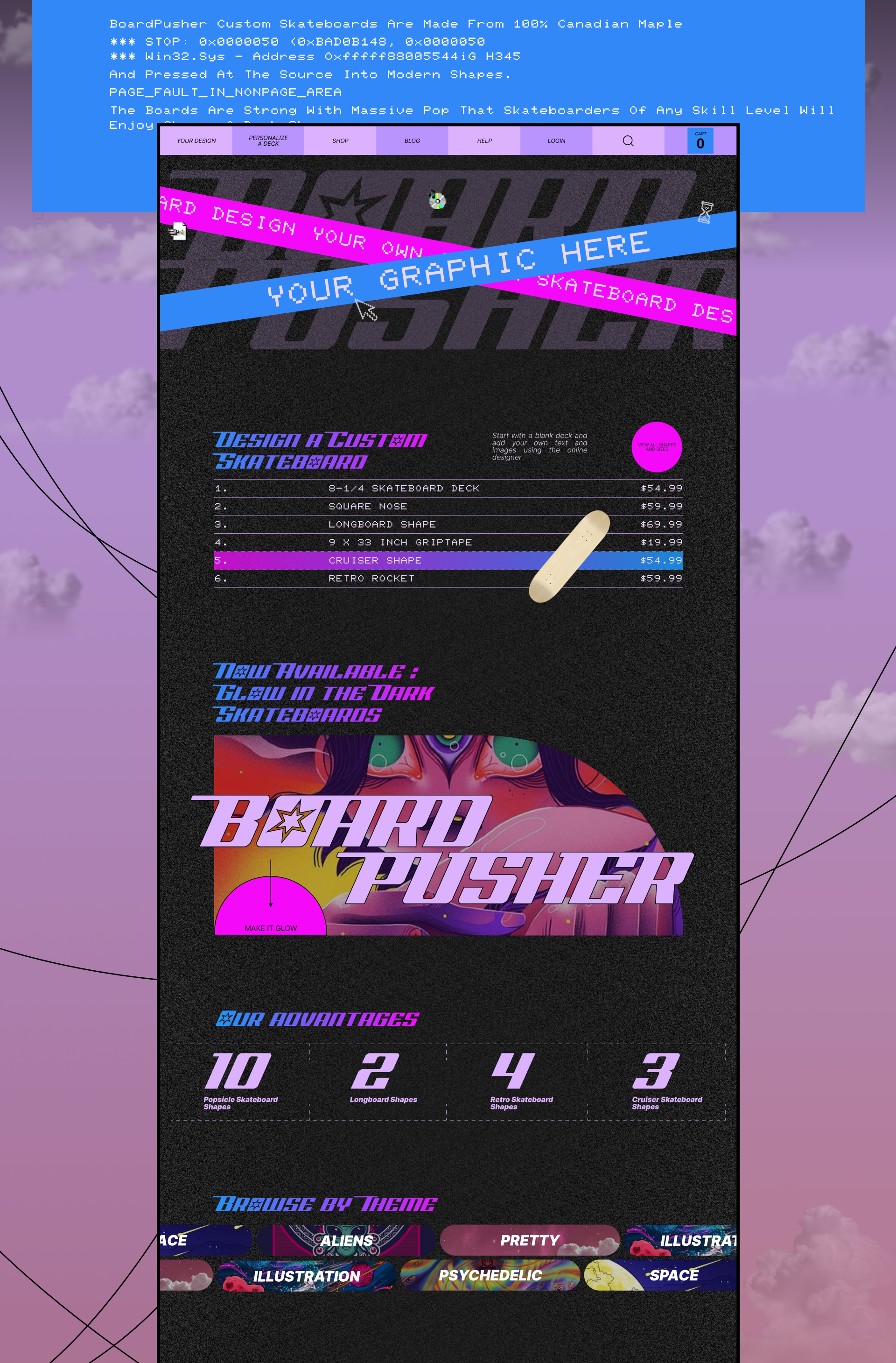 BoardPusher | Landing page — Изображение №2 — Интерфейсы, Анимация на Dprofile