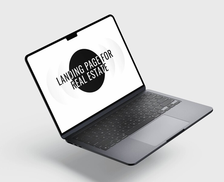 Landing page for real estate — Интерфейсы, Брендинг на Dprofile