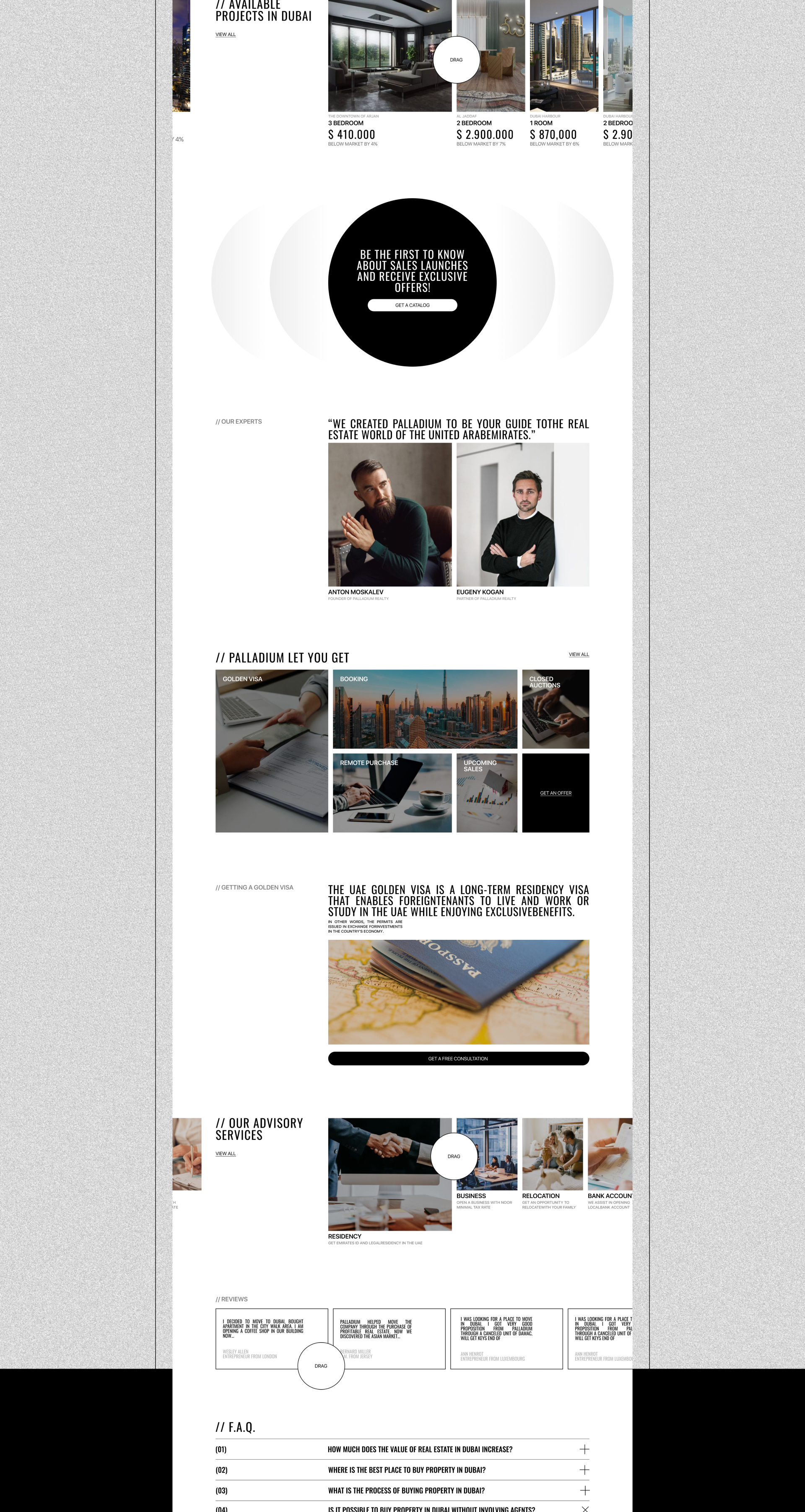 Landing page for real estate — Изображение №2 — Интерфейсы, Брендинг на Dprofile