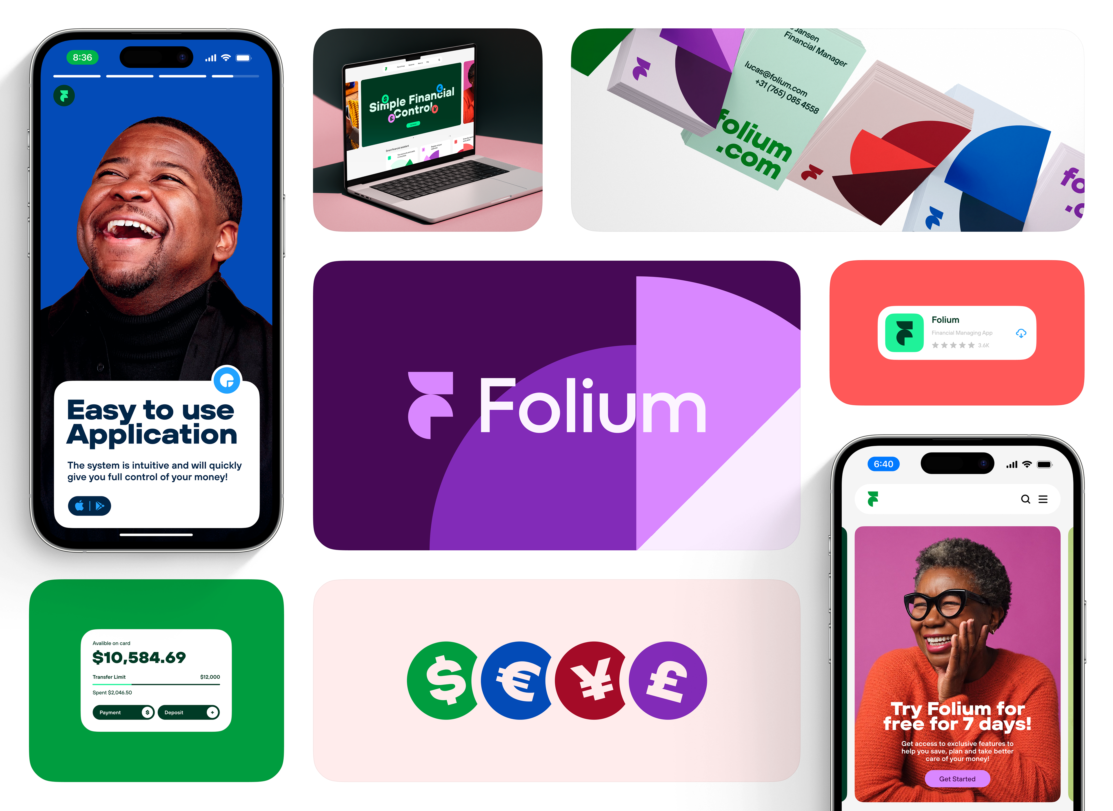 Folium — Изображение №2 — Брендинг, Анимация на Dprofile