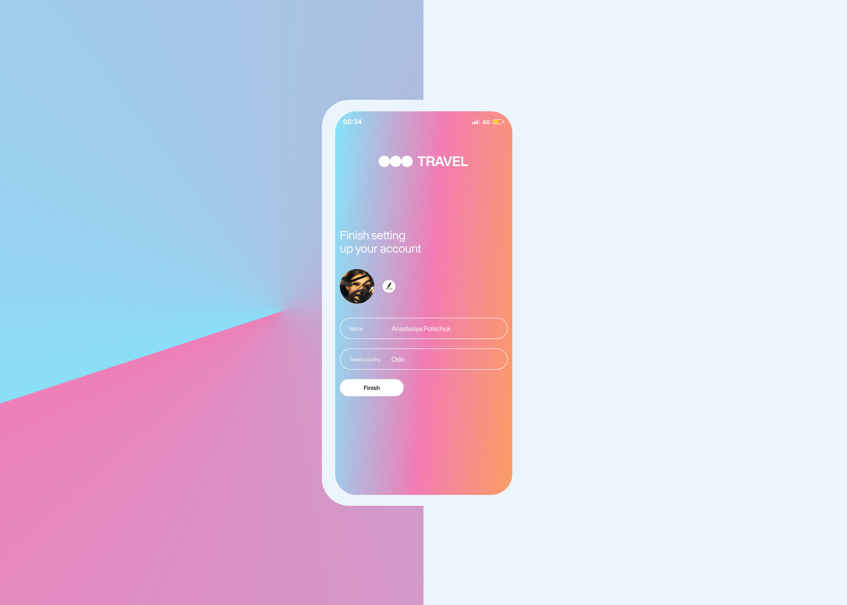 Travel — Travel planning app — Изображение №8 — Интерфейсы, Брендинг, Анимация на Dprofile