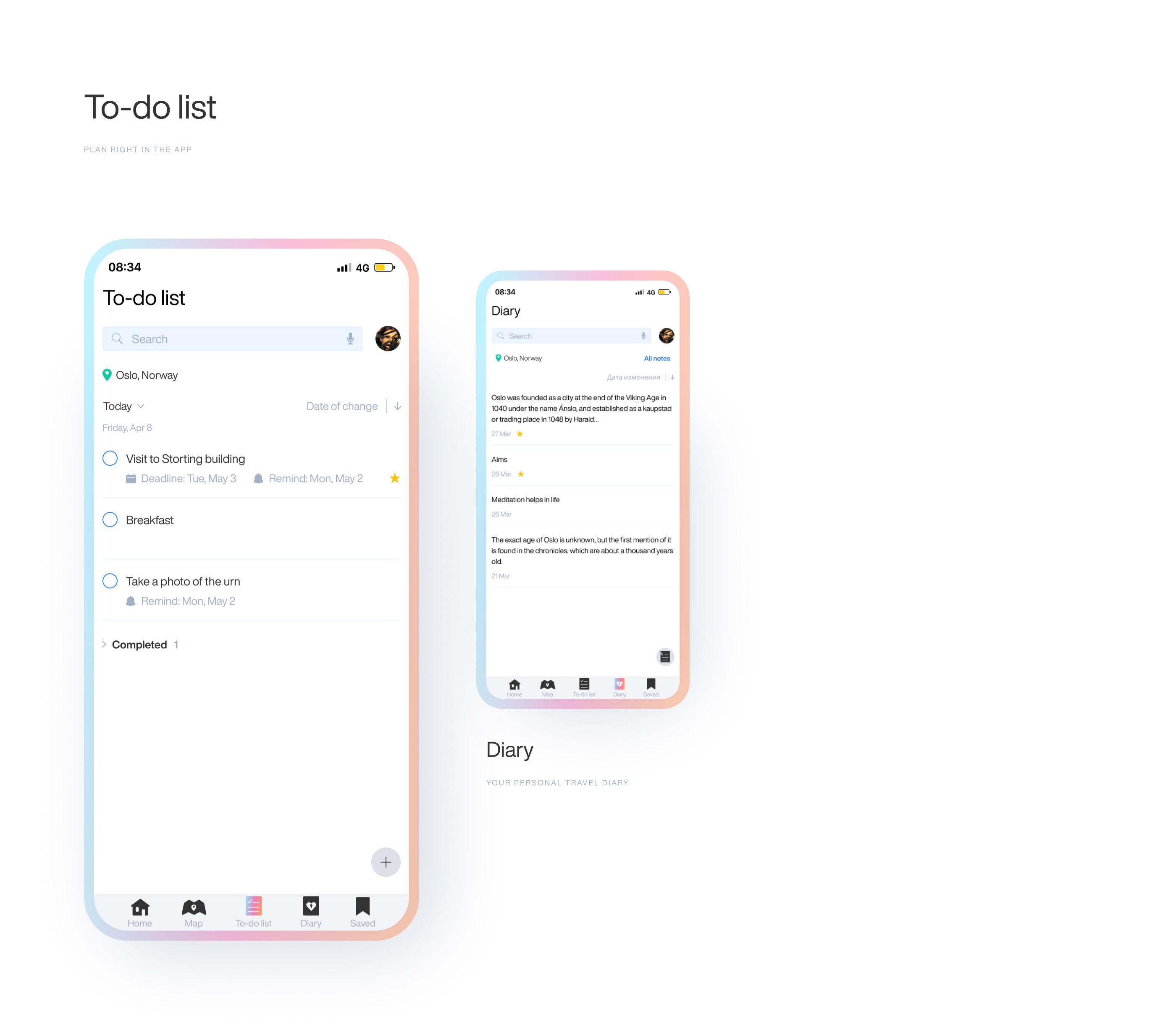 Travel — Travel planning app — Изображение №19 — Интерфейсы, Брендинг, Анимация на Dprofile