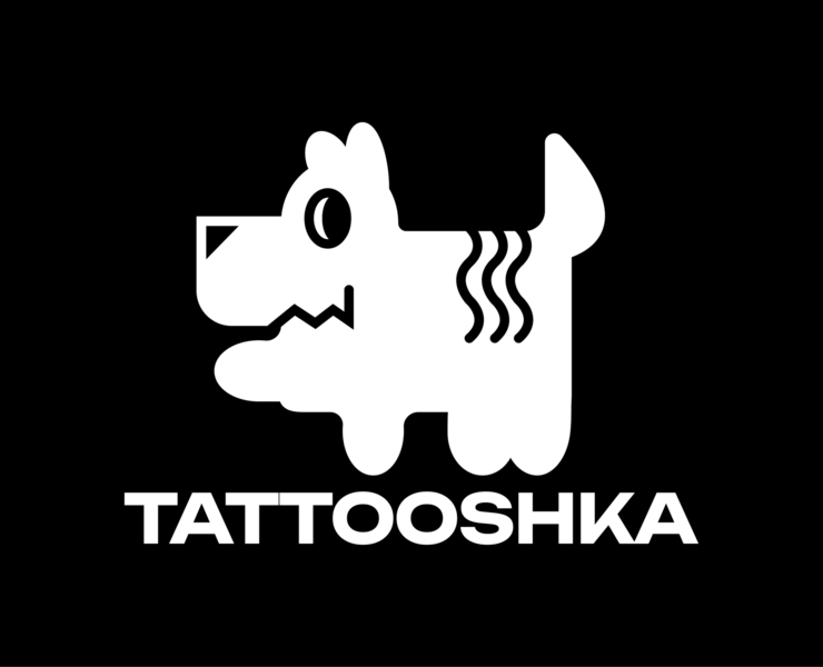 *мини-проект брендинга тату-студии на Dprofile