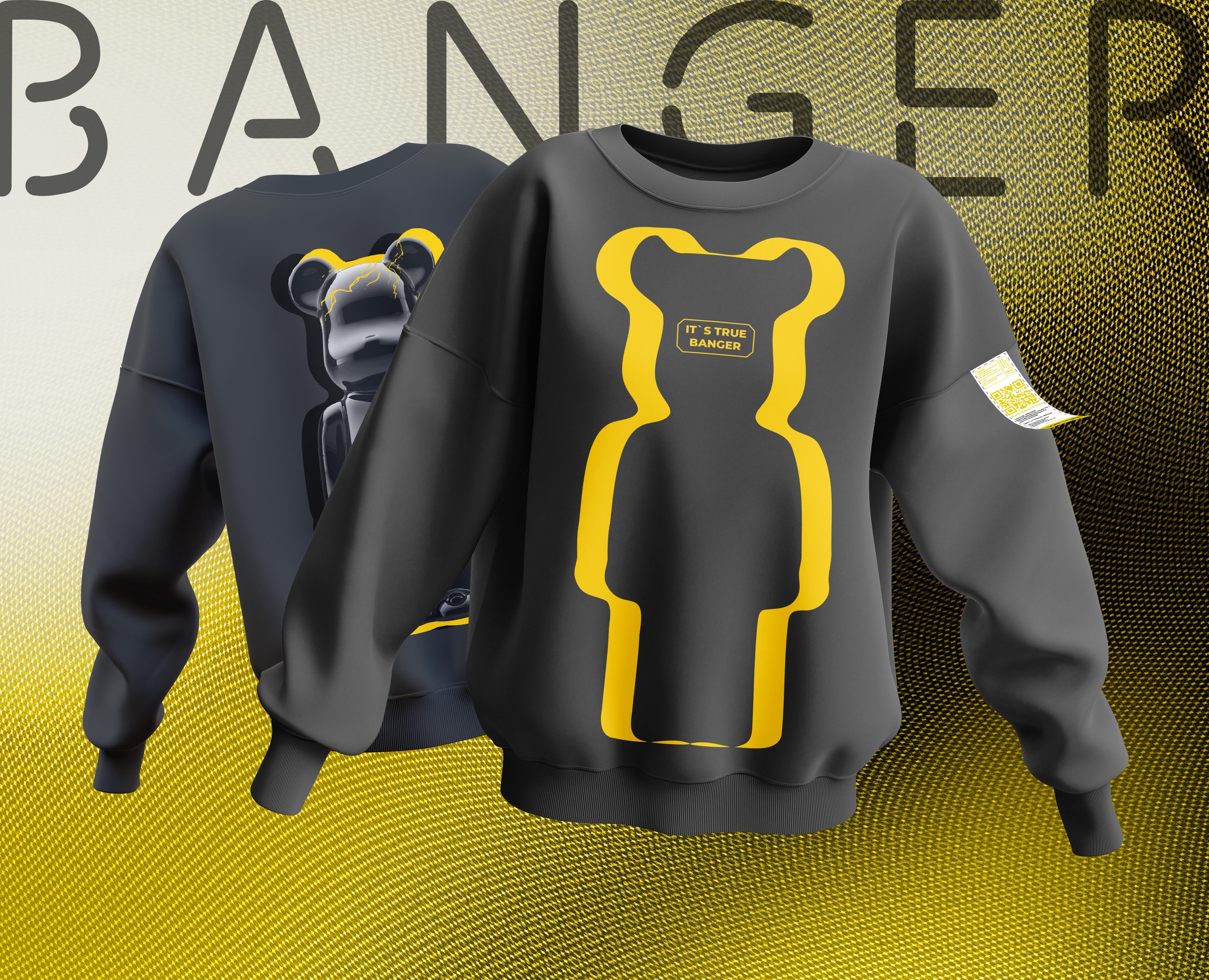 Sweatshirt BANGER — Интерфейсы, Брендинг на Dprofile