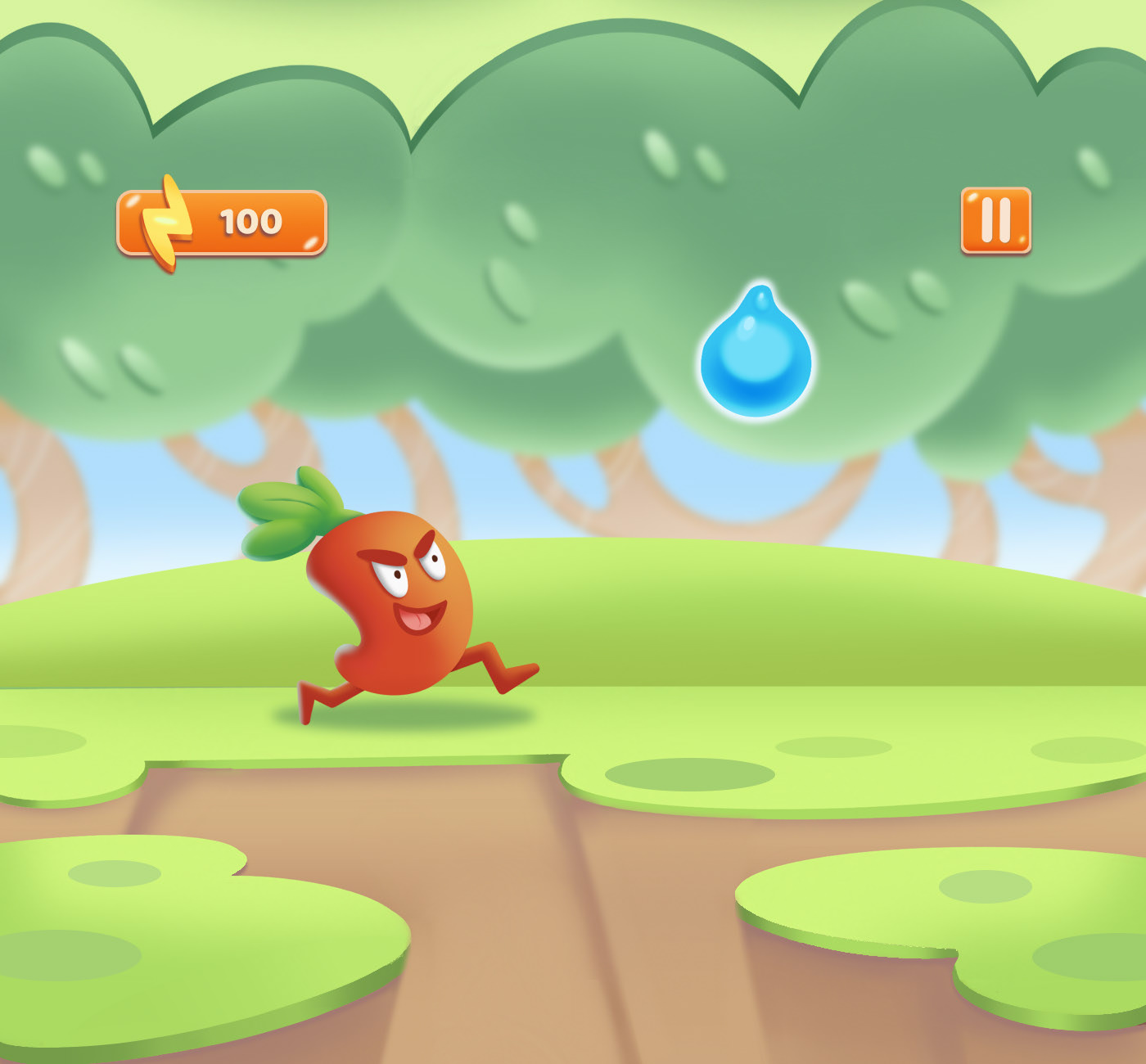 Vege runners. Game Design. — Изображение №6 — Иллюстрация, Графика на Dprofile