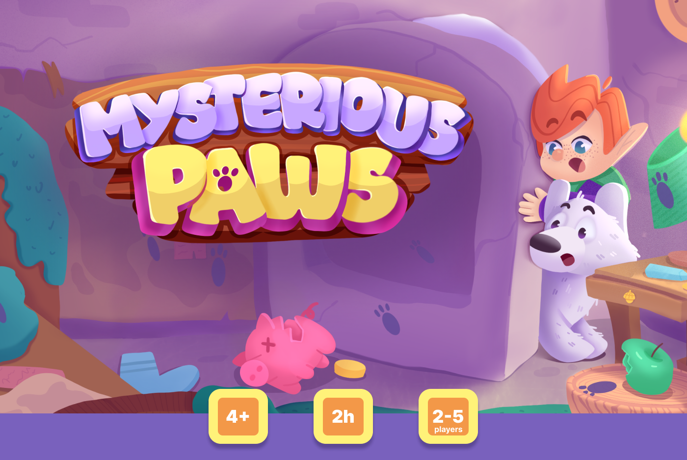 Mysterious Paws. Board game — Изображение №1 — Иллюстрация, Графика на Dprofile