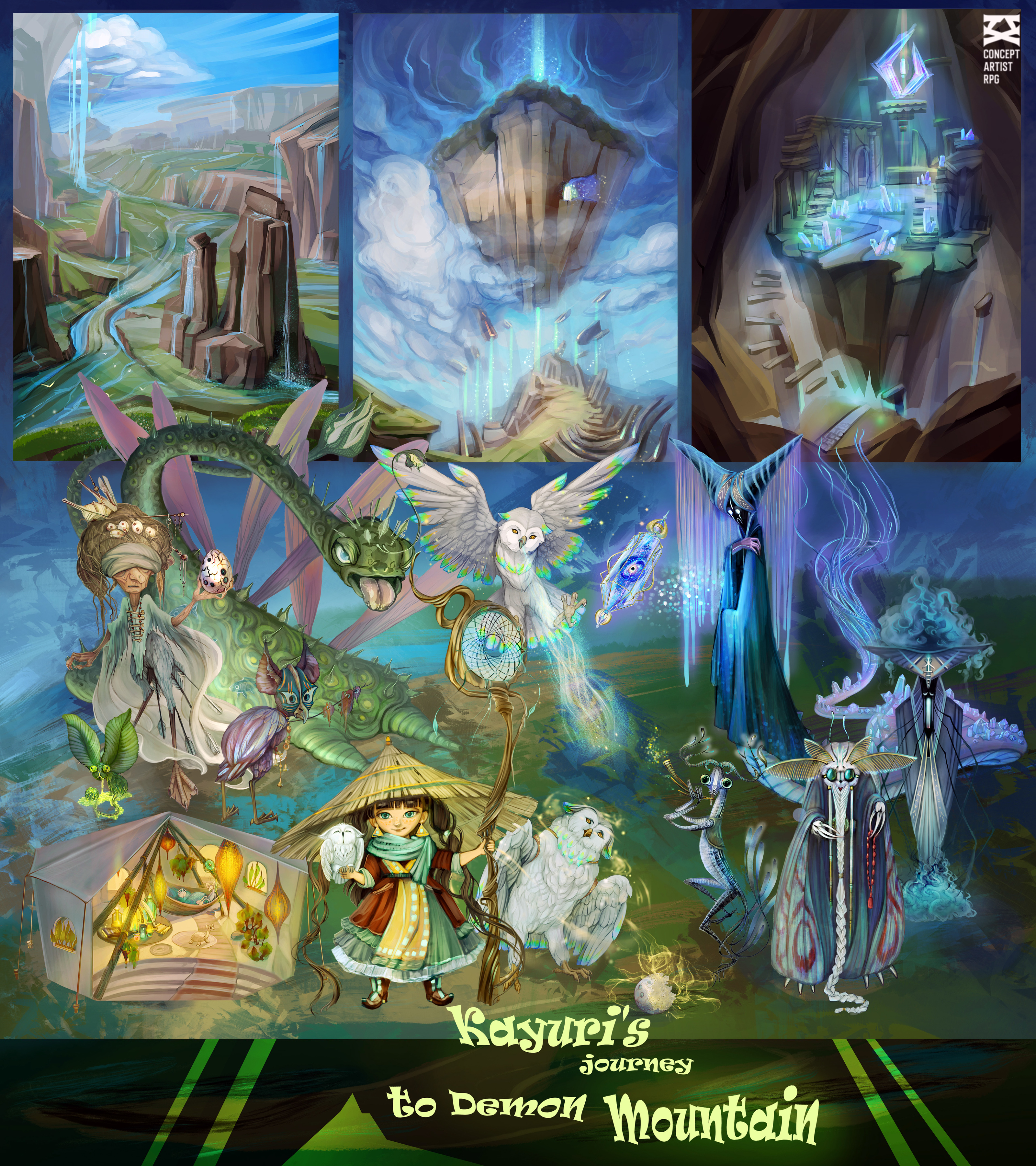 Kayuri's journey — Изображение №1 — Иллюстрация на Dprofile