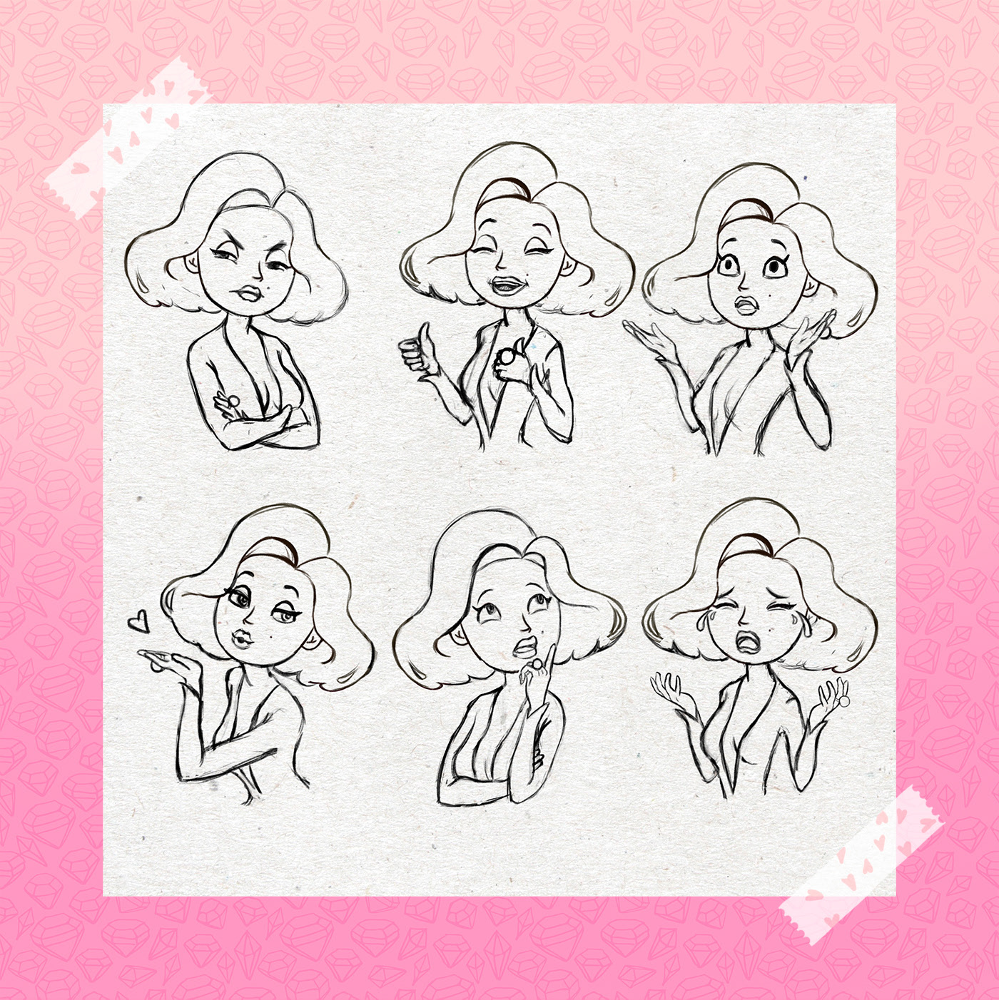 Marilyn Monroe stickers — Изображение №3 — Иллюстрация на Dprofile