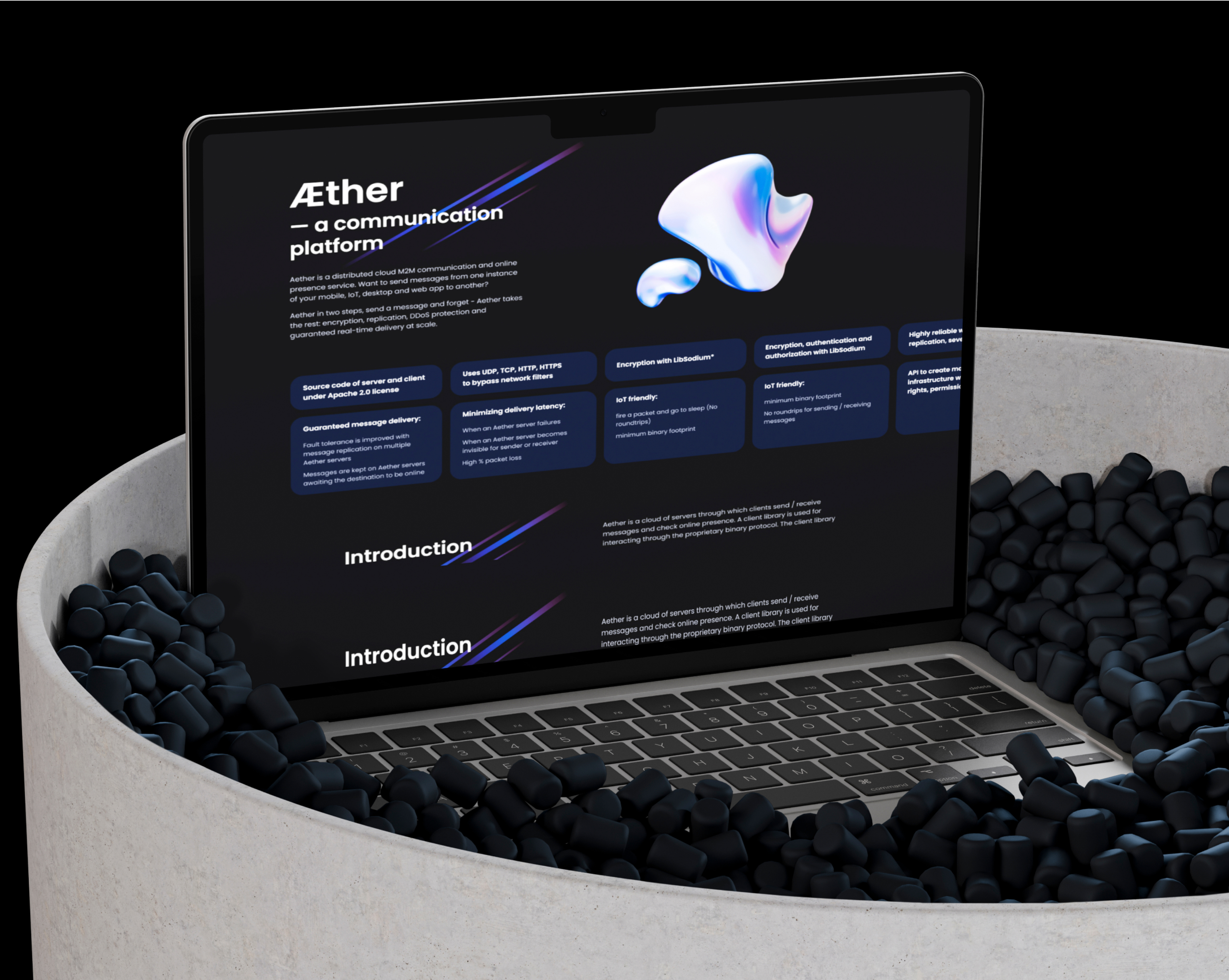 Aether — a communication platform — Изображение №1 — Интерфейсы на Dprofile