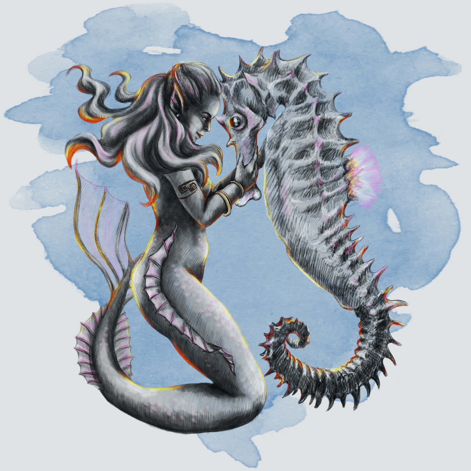 MerMay2023 часть 1 — Изображение №12 — Иллюстрация на Dprofile