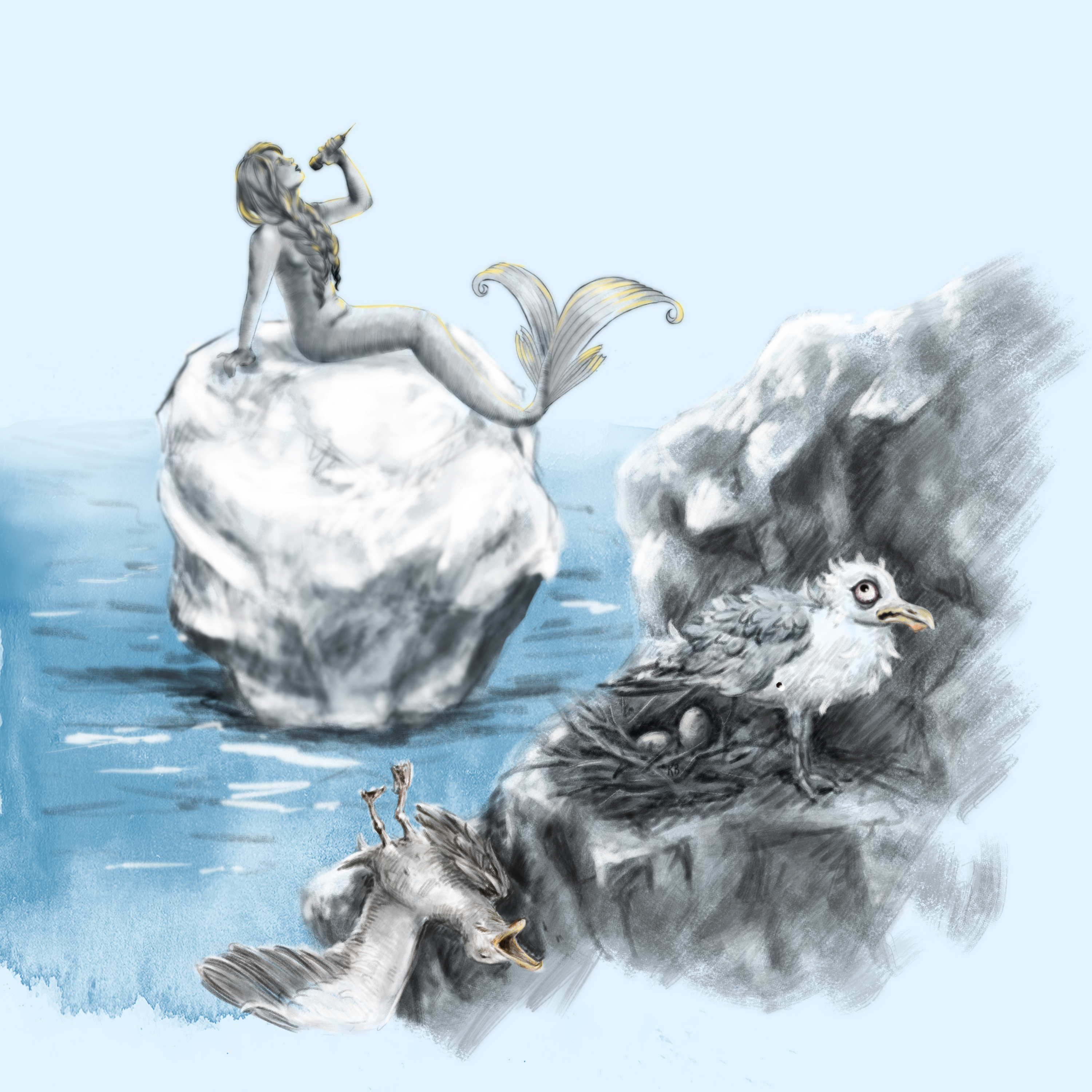MerMay 2023 часть 2 — Изображение №4 — Иллюстрация на Dprofile