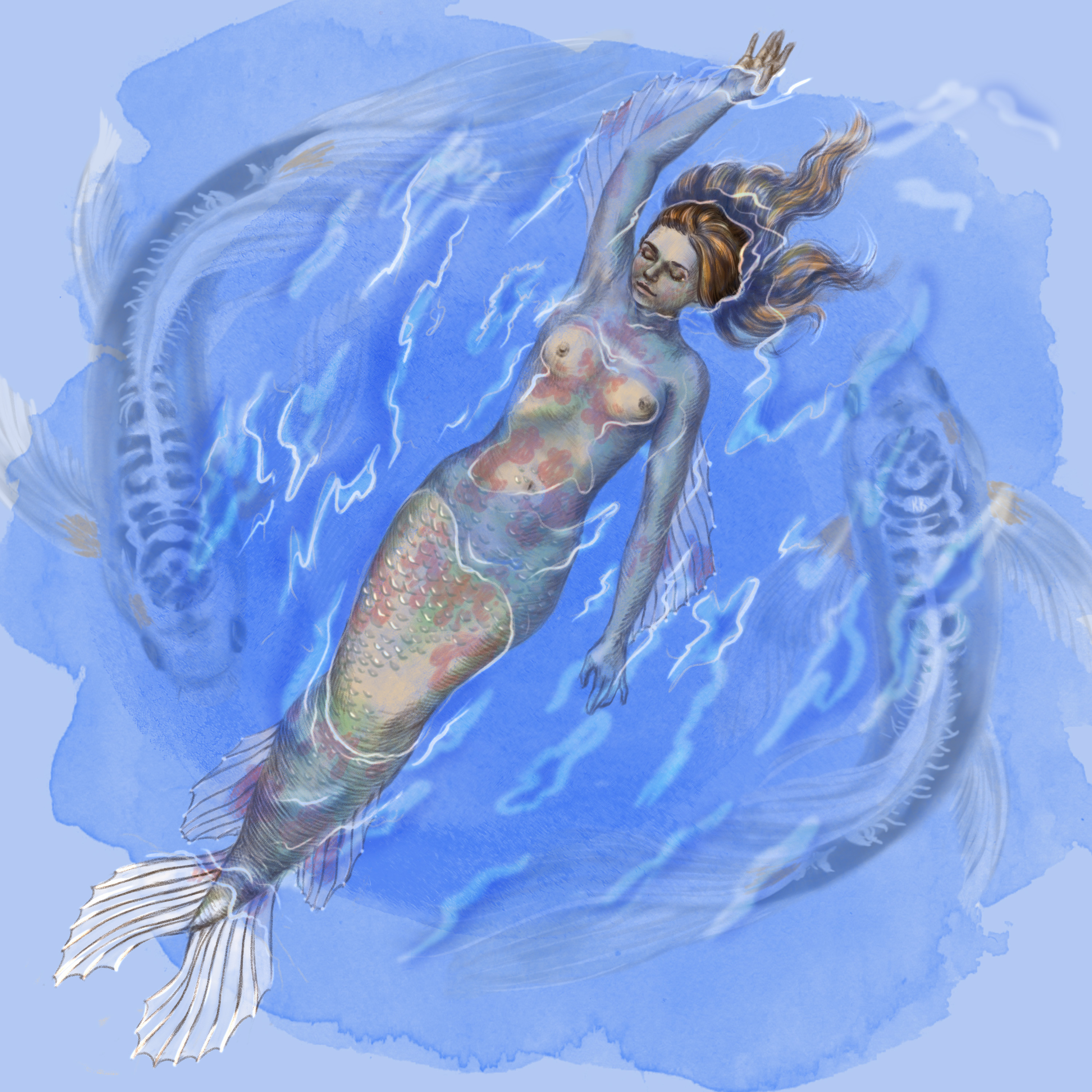 MerMay 2023 часть 2 — Изображение №5 — Иллюстрация на Dprofile