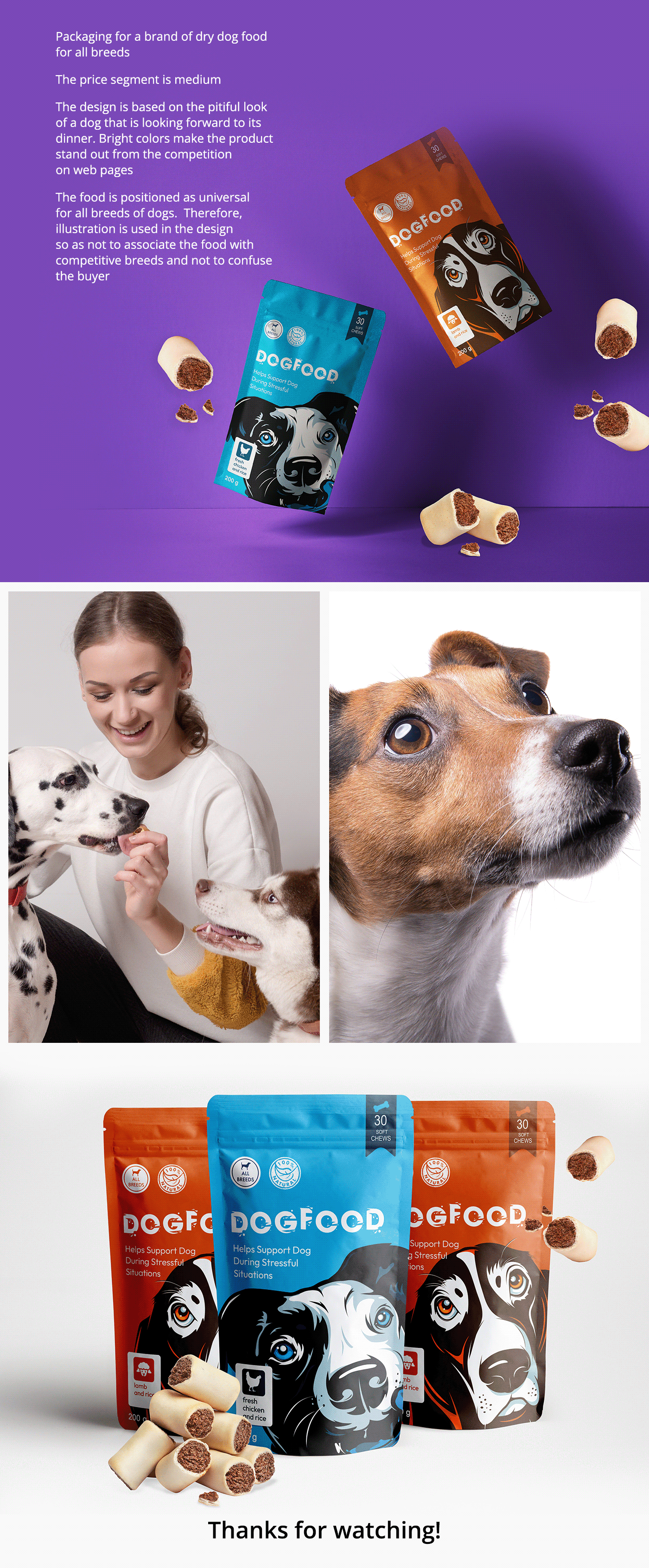 Dry dog food packaging — Изображение №1 — Брендинг, Маркетинг на Dprofile