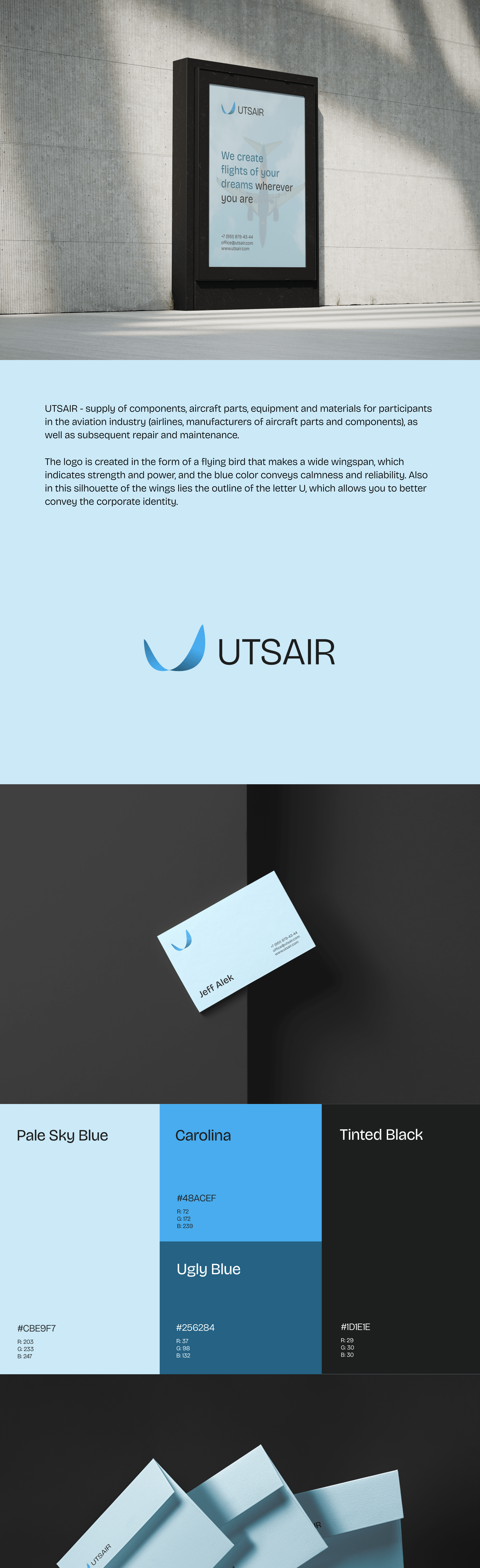 UTSAIR: Фирменный стиль — Изображение №1 — Брендинг на Dprofile