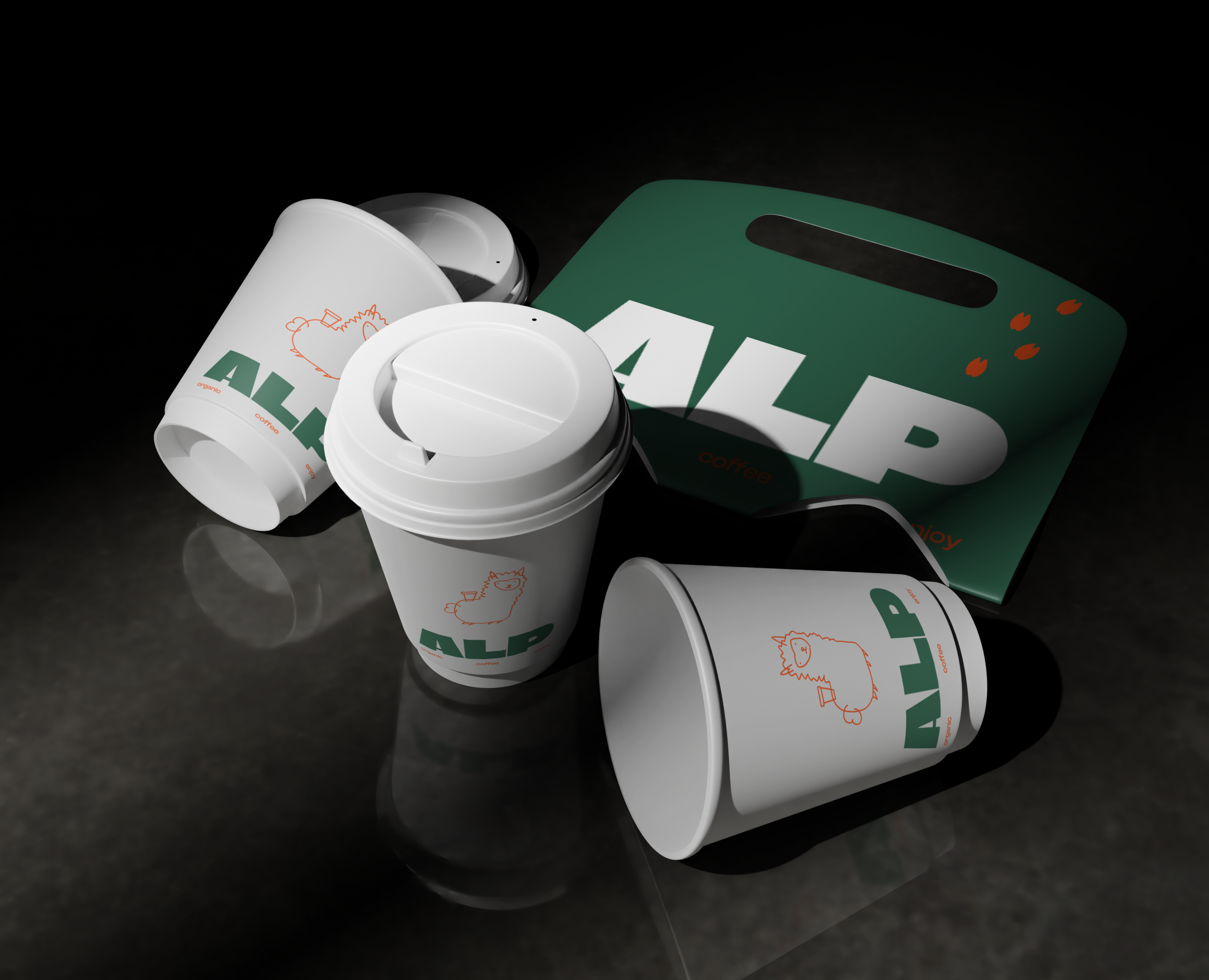 ALP COFFEE - Brand Identity на Dprofile