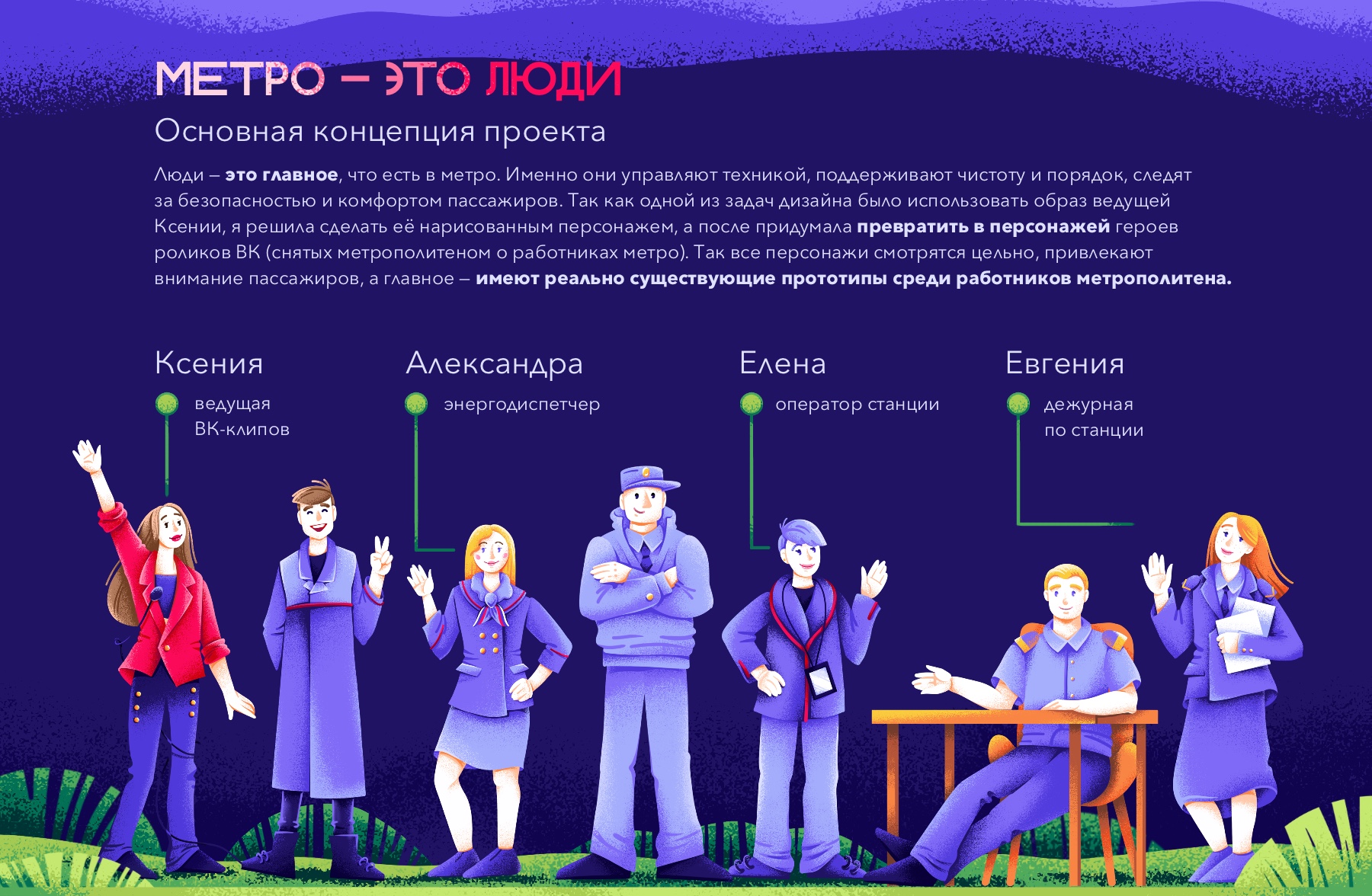 Дизайн-проект оформления вагона метро — Изображение №5 — Иллюстрация, Графика на Dprofile