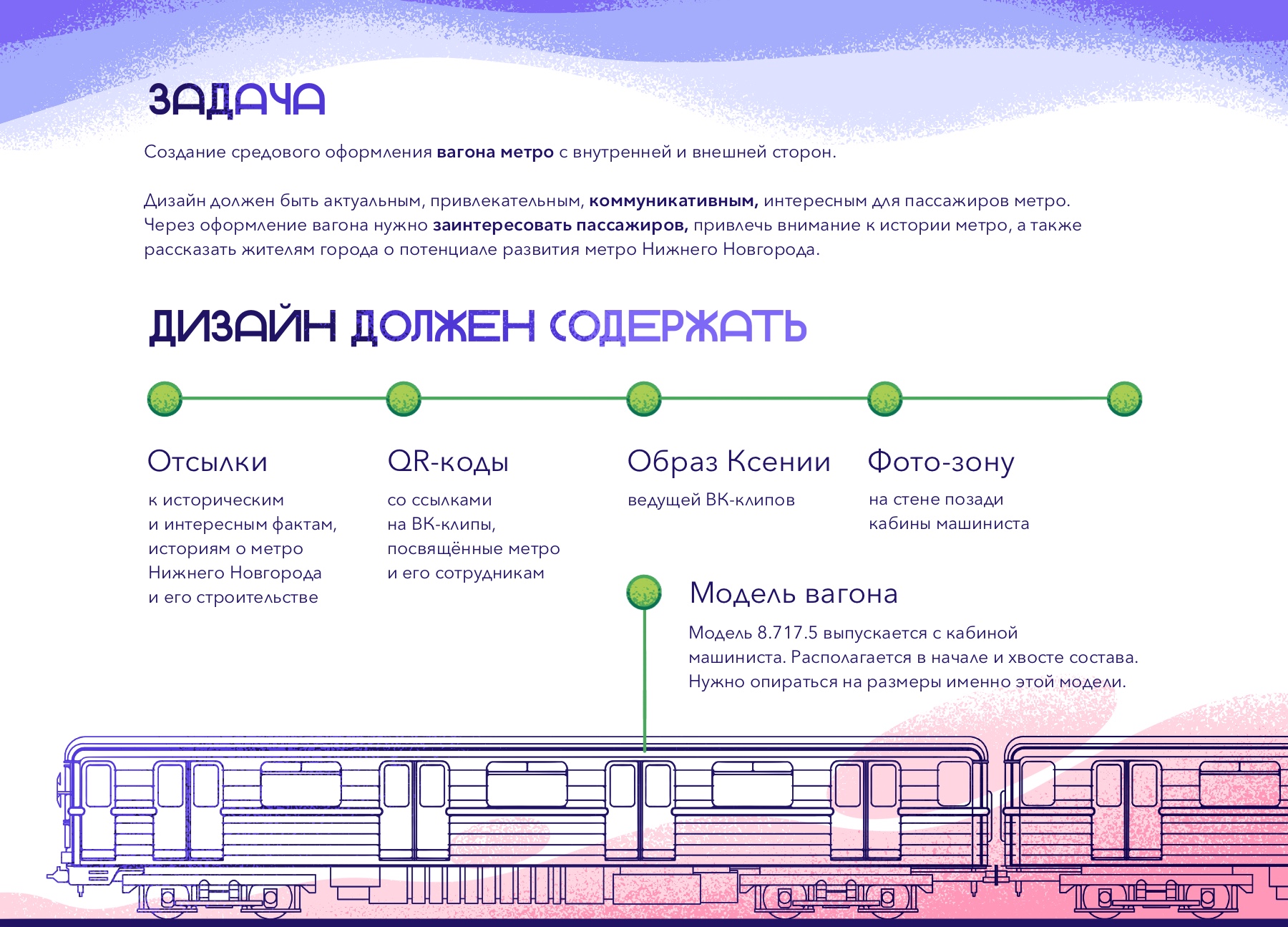 Дизайн-проект оформления вагона метро — Изображение №3 — Иллюстрация, Графика на Dprofile