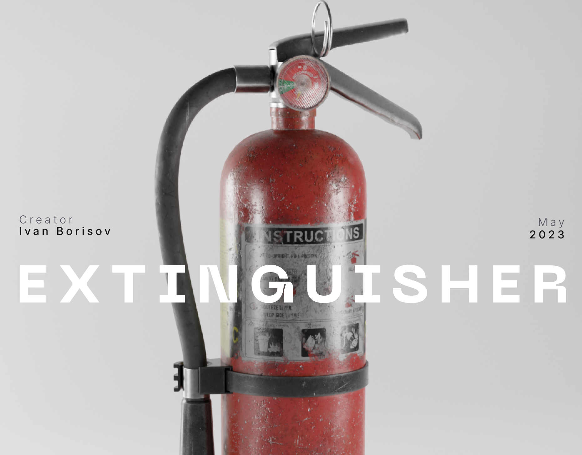 EXTINGUISHER 3D — Изображение №1 — Графика, 3D на Dprofile