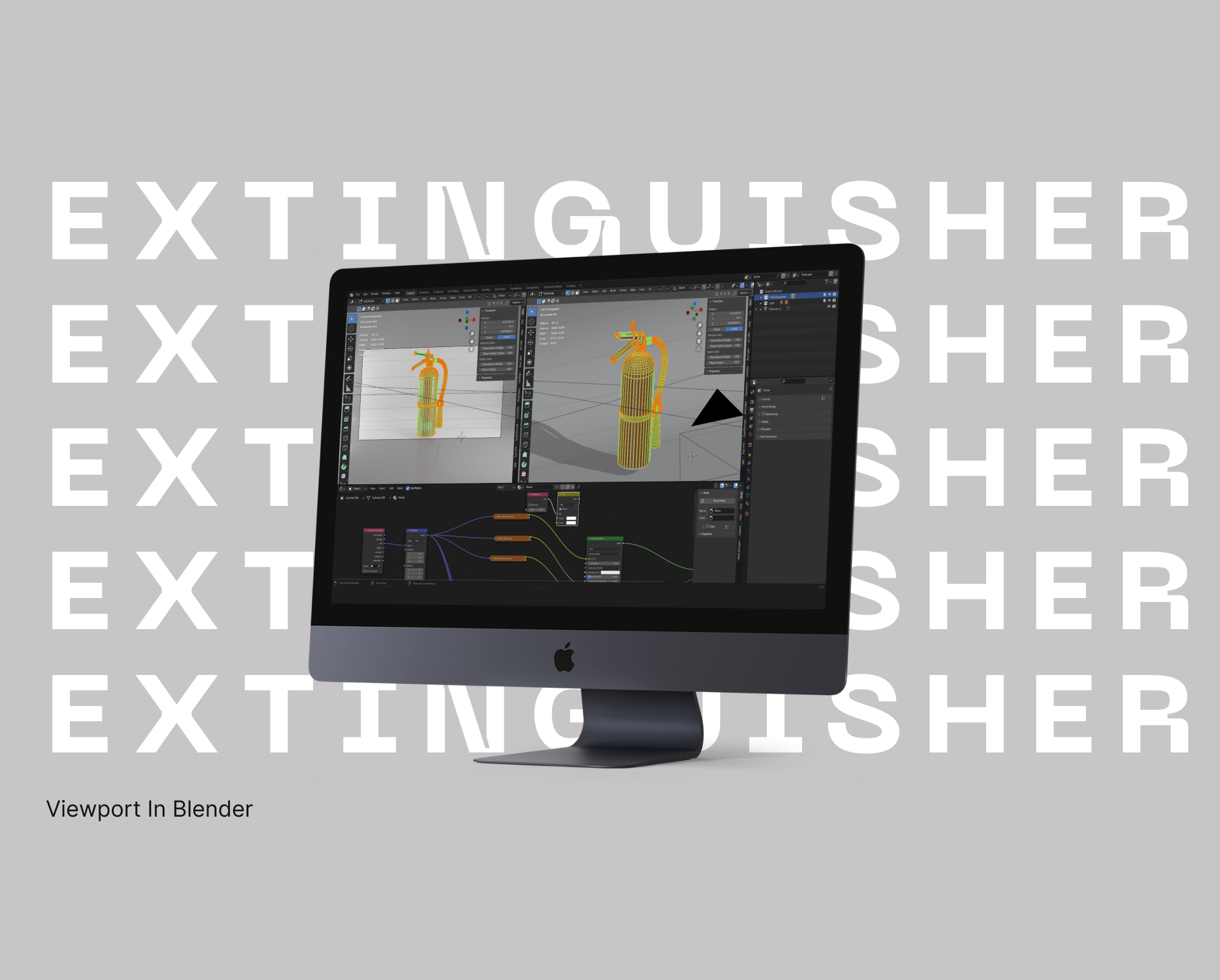 EXTINGUISHER 3D — Изображение №5 — Графика, 3D на Dprofile