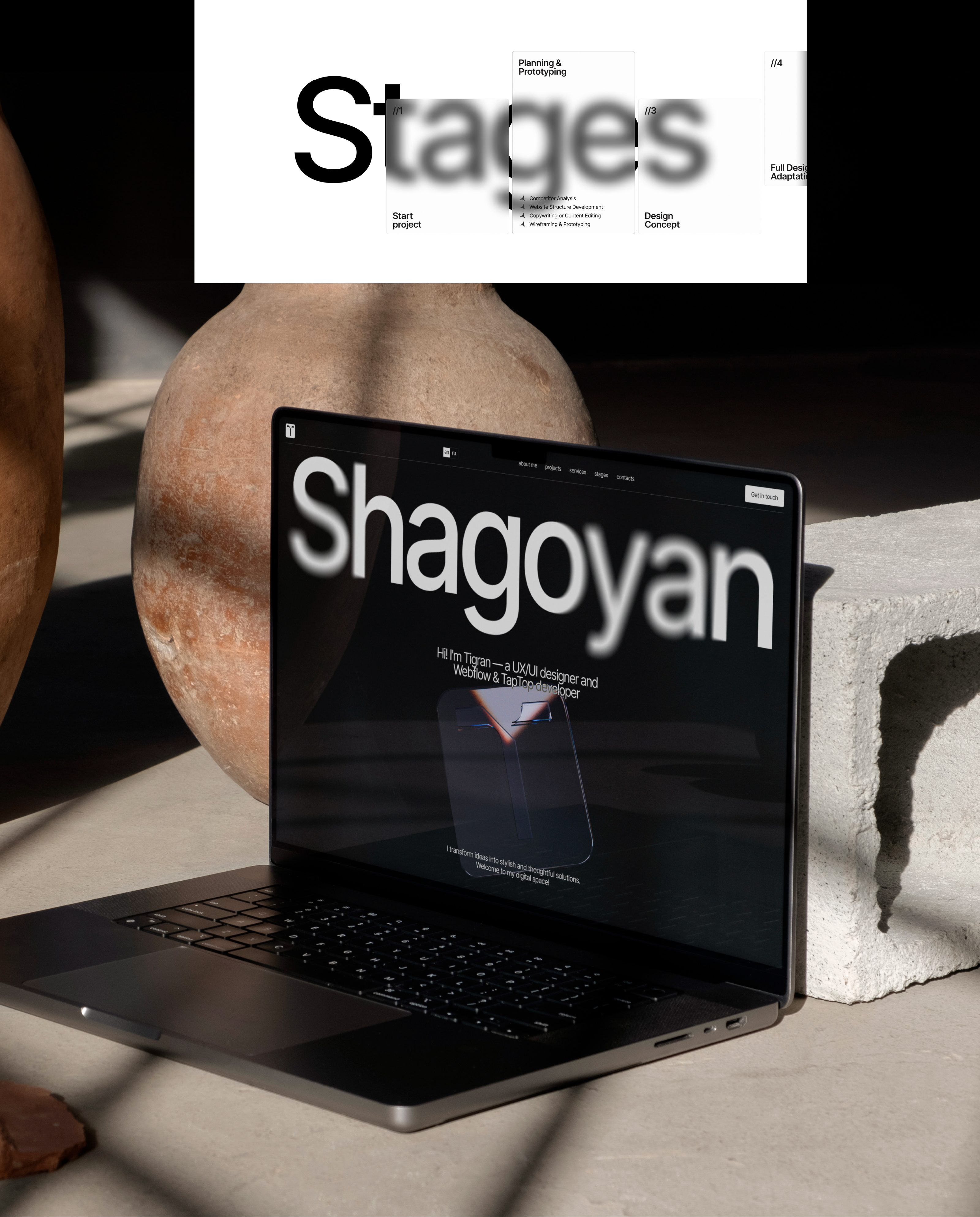 Tigran Shagoyan | Portfolio Website — Изображение №3 — Интерфейсы, Брендинг на Dprofile
