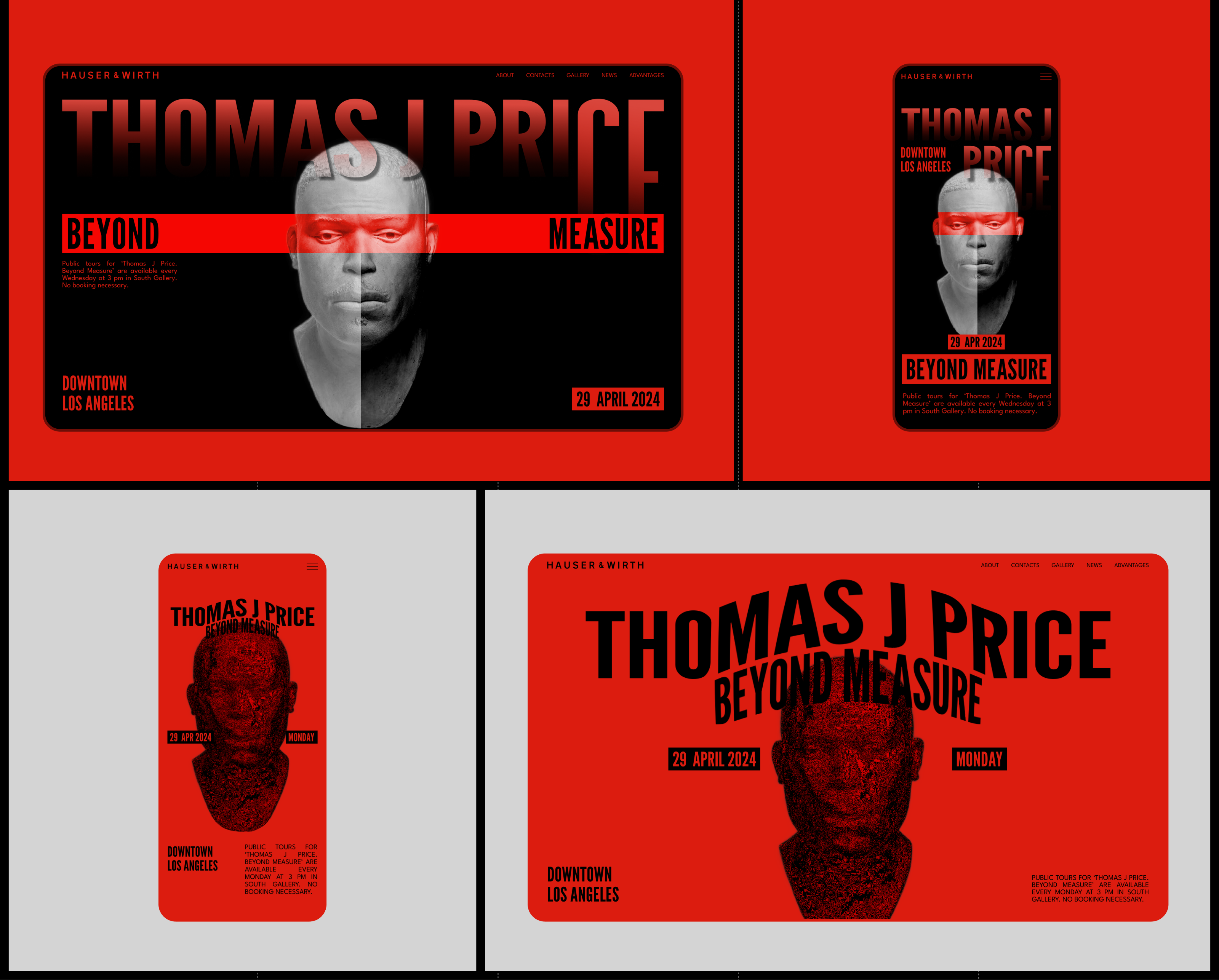 HAUSER&WIRTH | Corporate Redesign — Изображение №2 — Интерфейсы, Графика на Dprofile