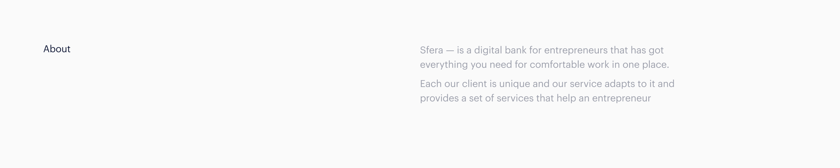 Sfera — Online bank for entrepreneurs — Изображение №2 — Брендинг, Интерфейсы на Dprofile