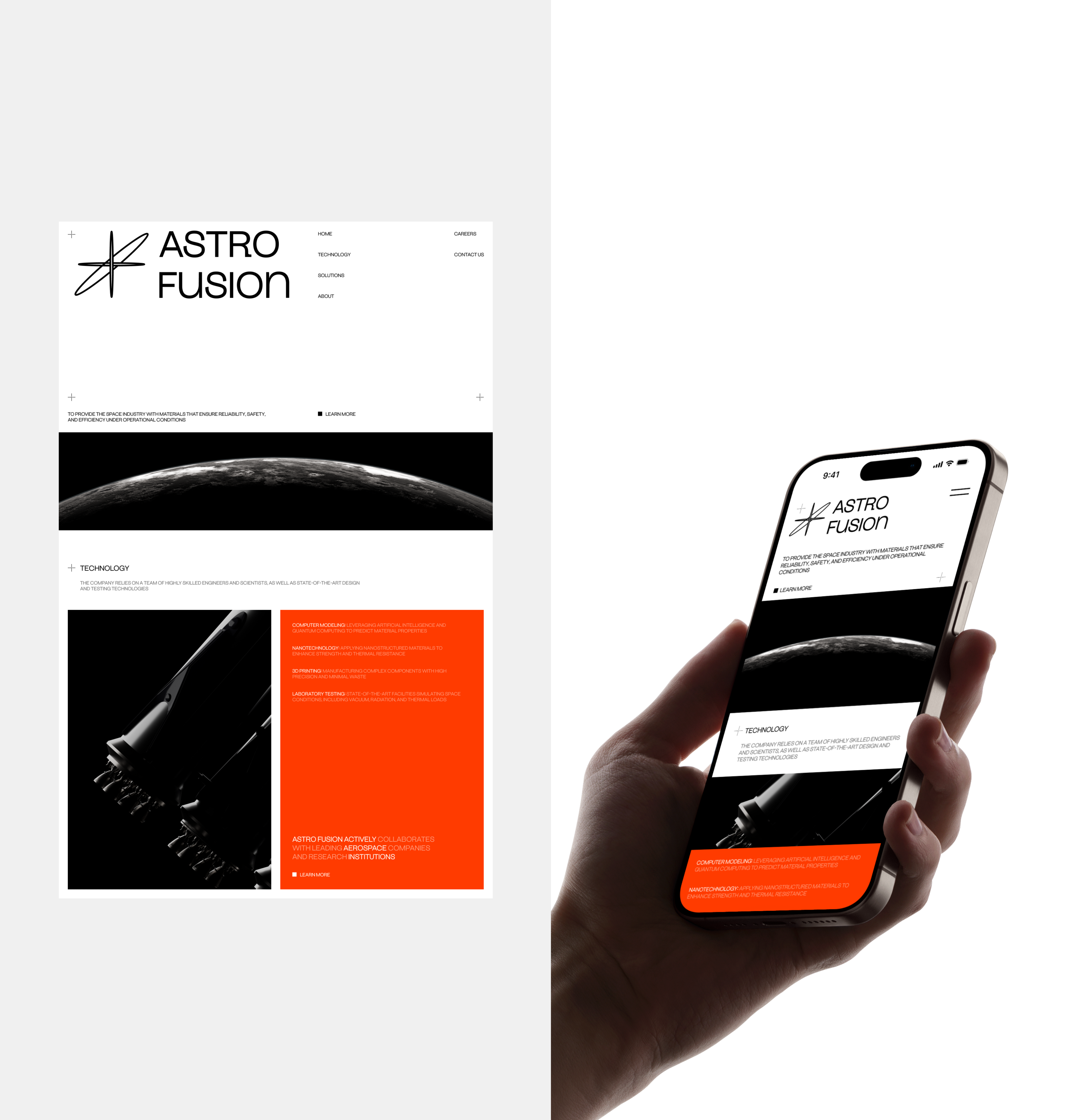 ASTRO FUSION | Brand Identity & Website Design — Изображение №10 — Интерфейсы, Брендинг на Dprofile