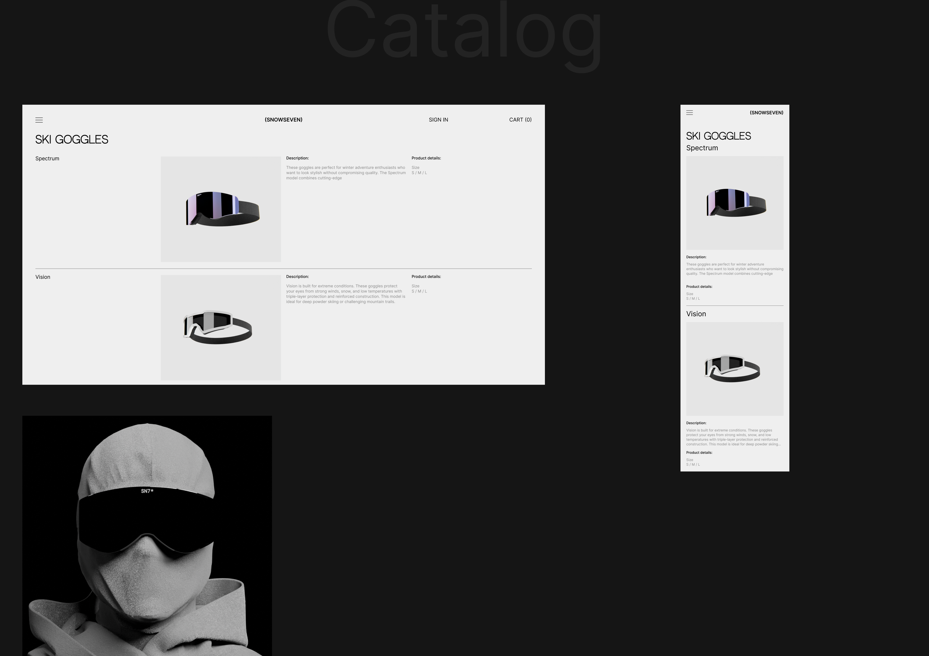 SN7* (SNOWSEVEN) Web (Edited) — Изображение №3 — Интерфейсы, 3D на Dprofile
