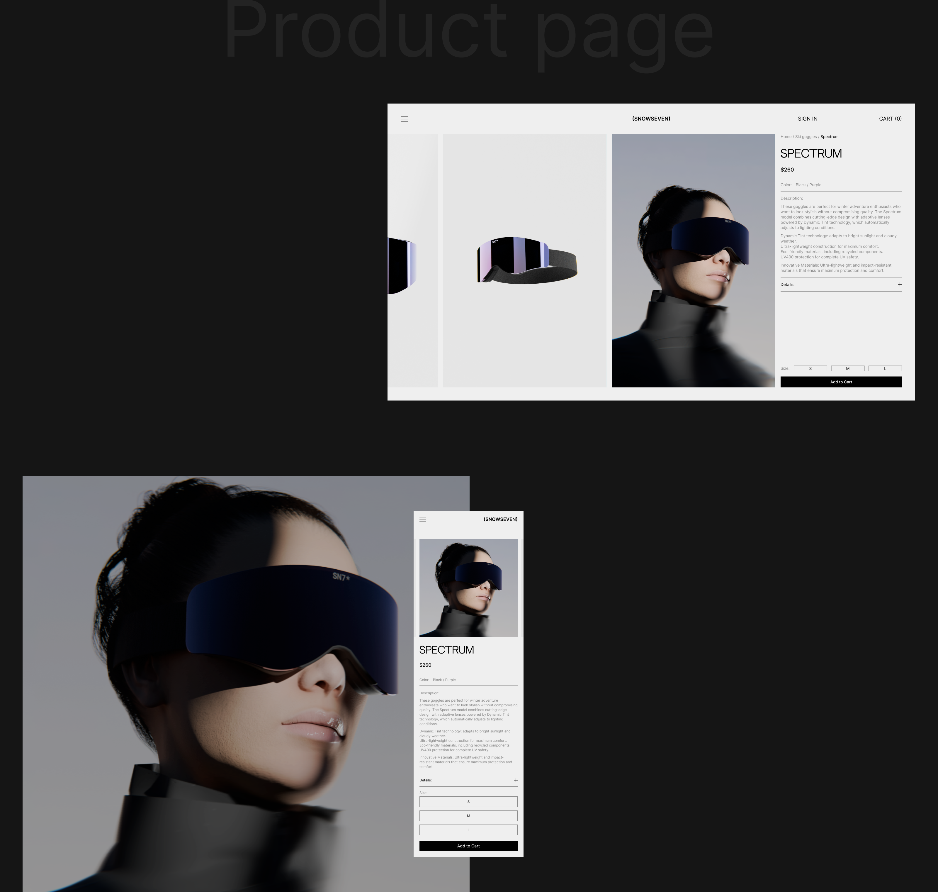 SN7* (SNOWSEVEN) Web (Edited) — Изображение №6 — Интерфейсы, 3D на Dprofile