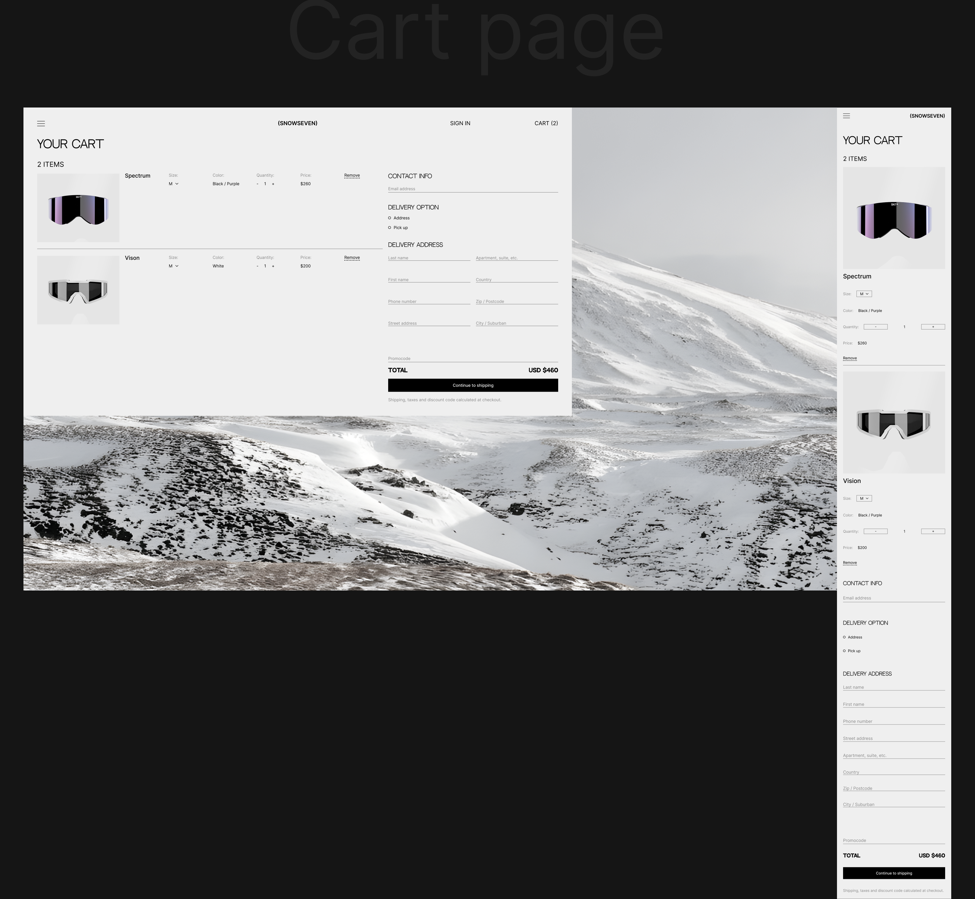 SN7* (SNOWSEVEN) Web (Edited) — Изображение №8 — Интерфейсы, 3D на Dprofile
