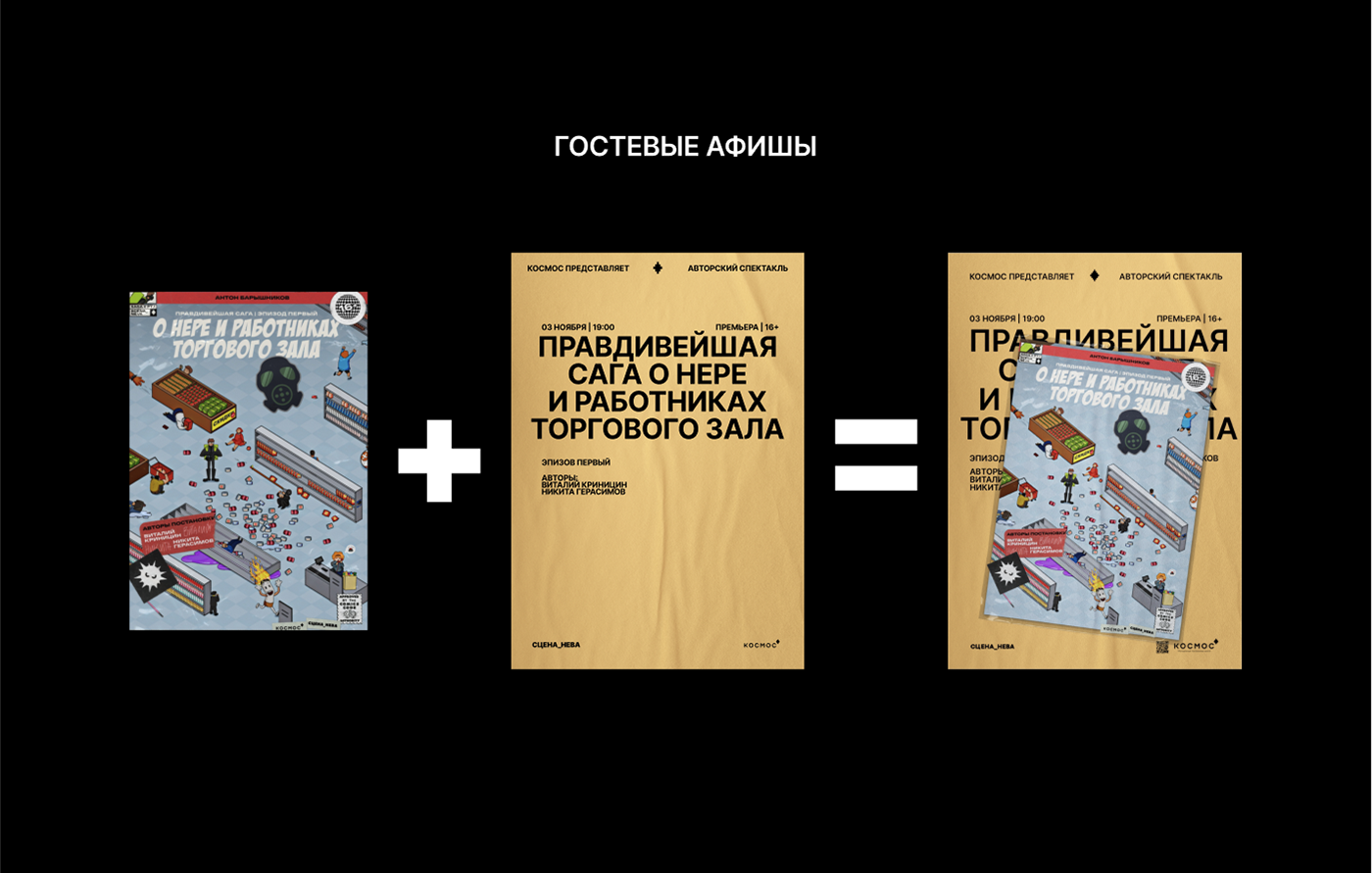 Айдентика театра «Космос» — Изображение №7 — Брендинг на Dprofile