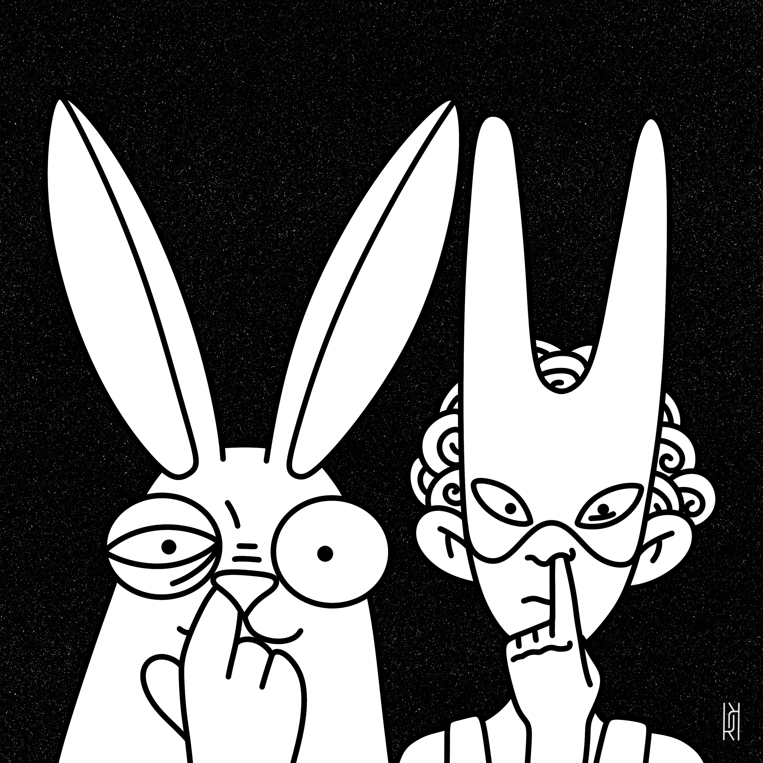 Rabbit illustration — Изображение №23 — Иллюстрация на Dprofile
