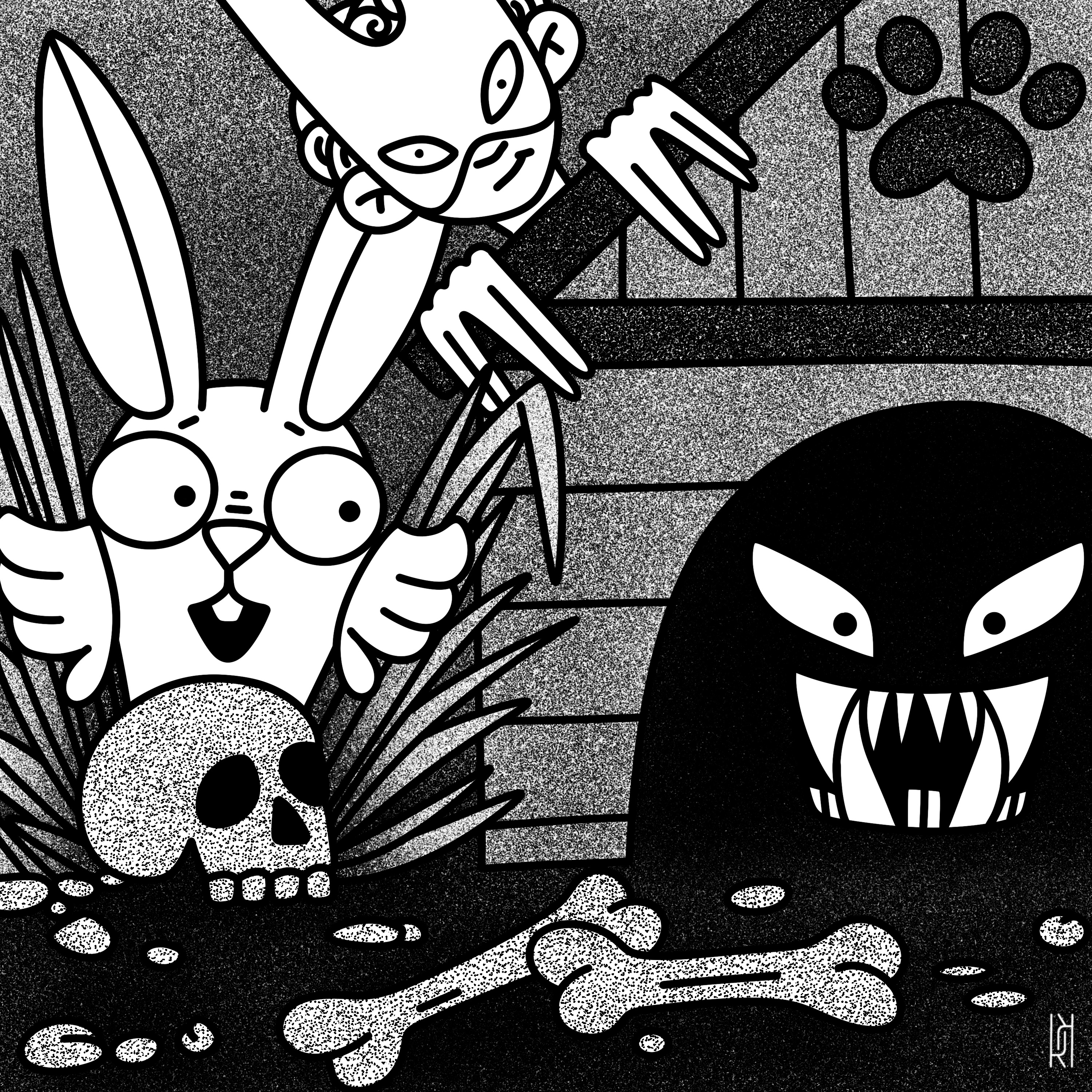 Rabbit illustration — Изображение №21 — Иллюстрация на Dprofile