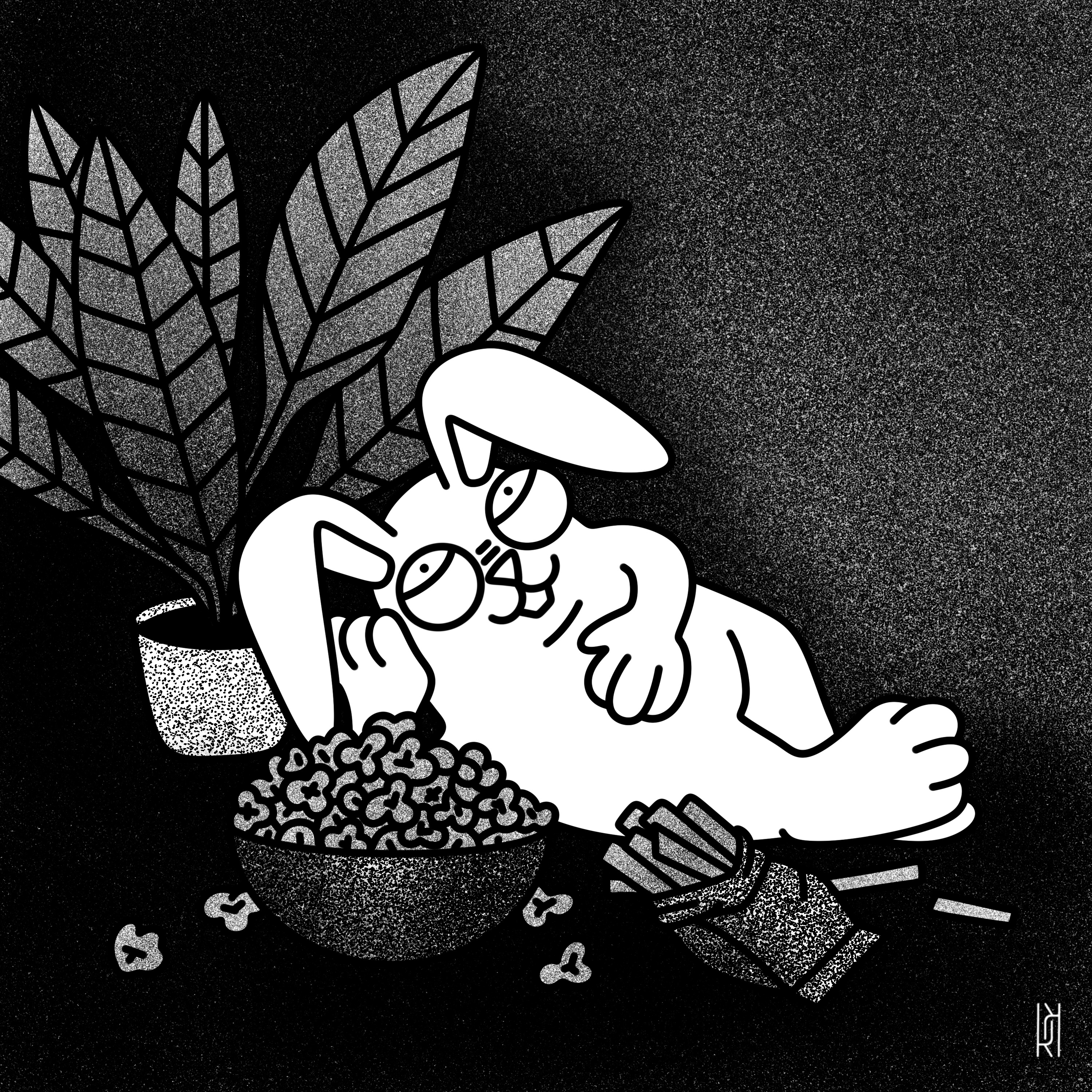 Rabbit illustration — Изображение №27 — Иллюстрация на Dprofile