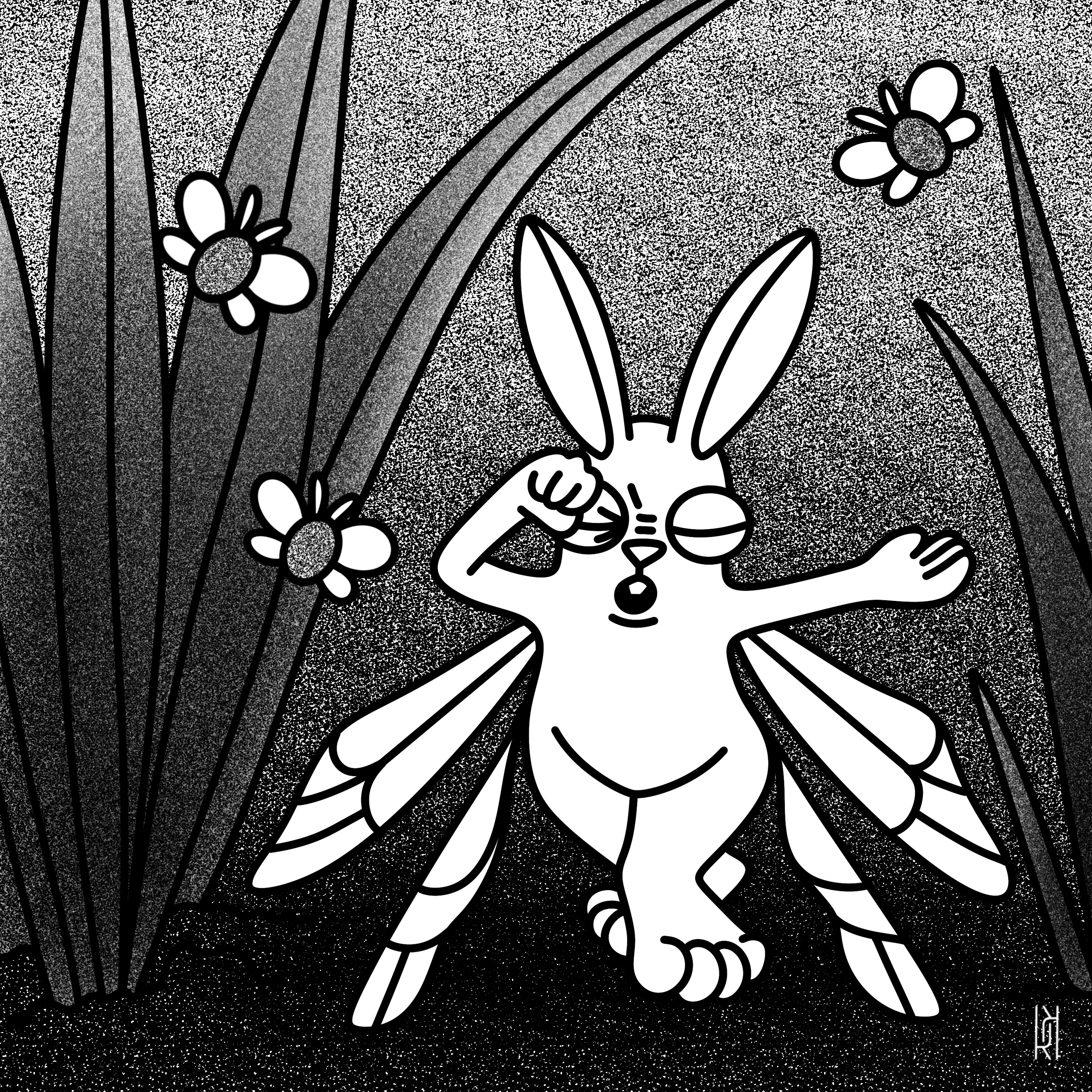 Rabbit illustration — Изображение №24 — Иллюстрация на Dprofile