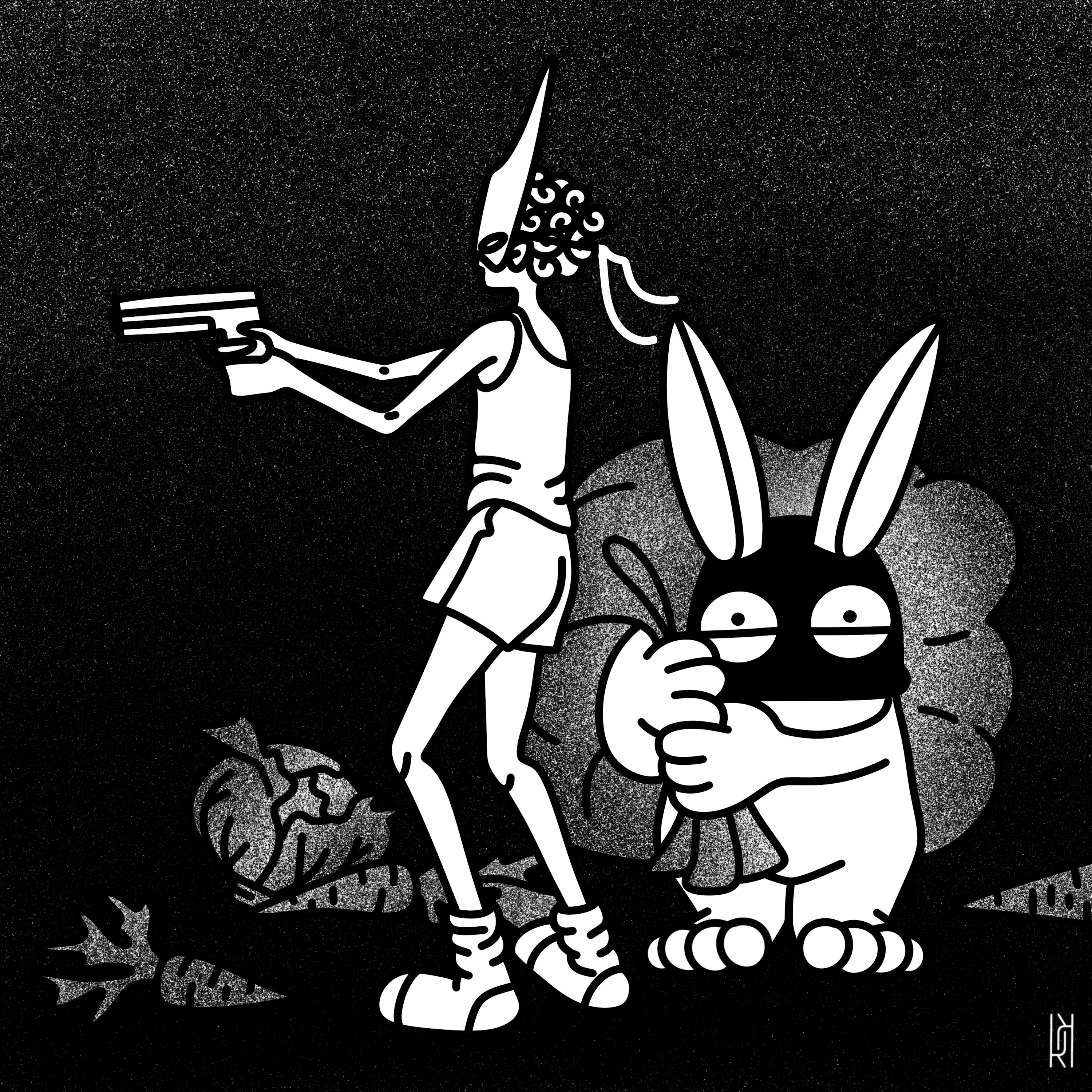 Rabbit illustration — Изображение №22 — Иллюстрация на Dprofile