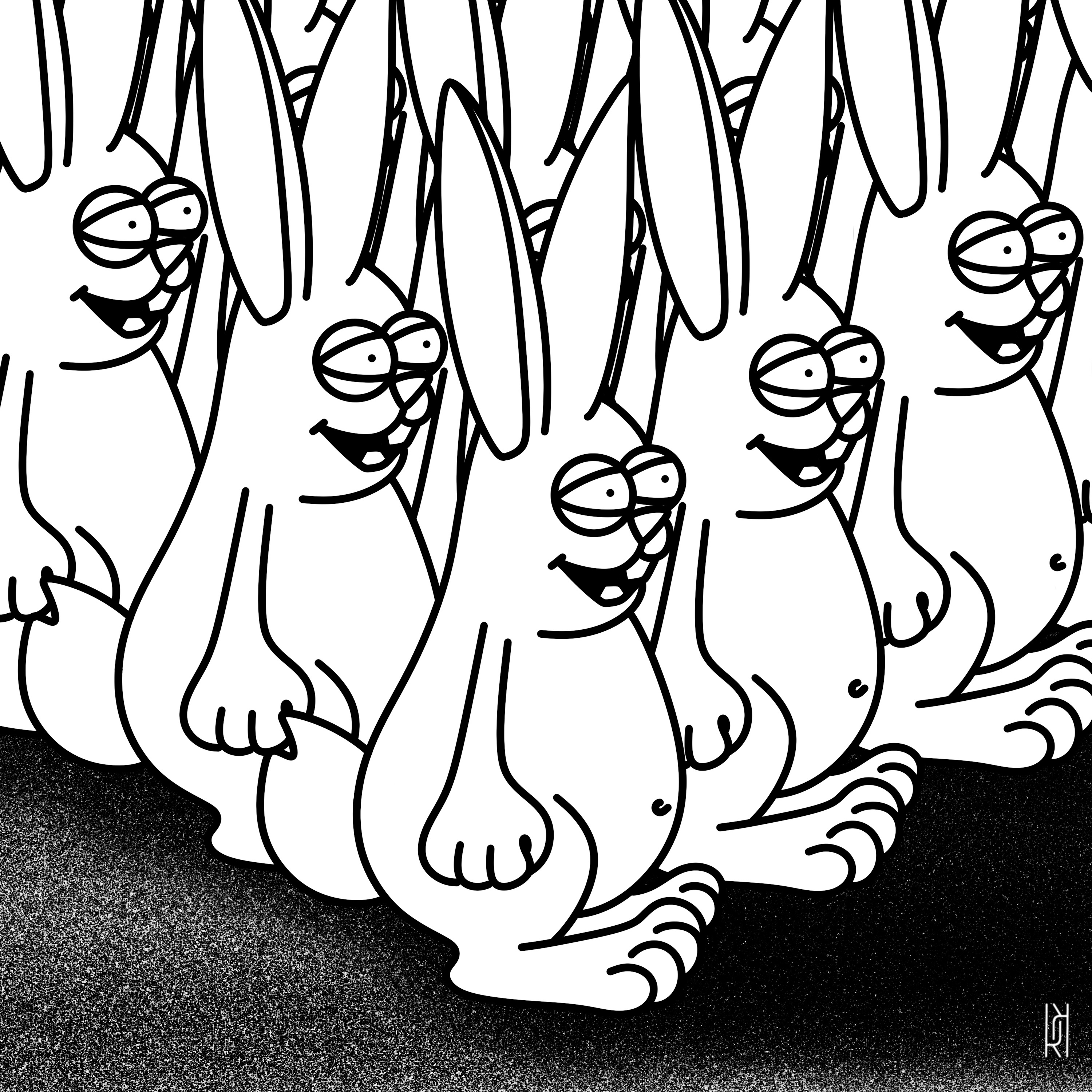 Rabbit illustration — Изображение №13 — Иллюстрация на Dprofile