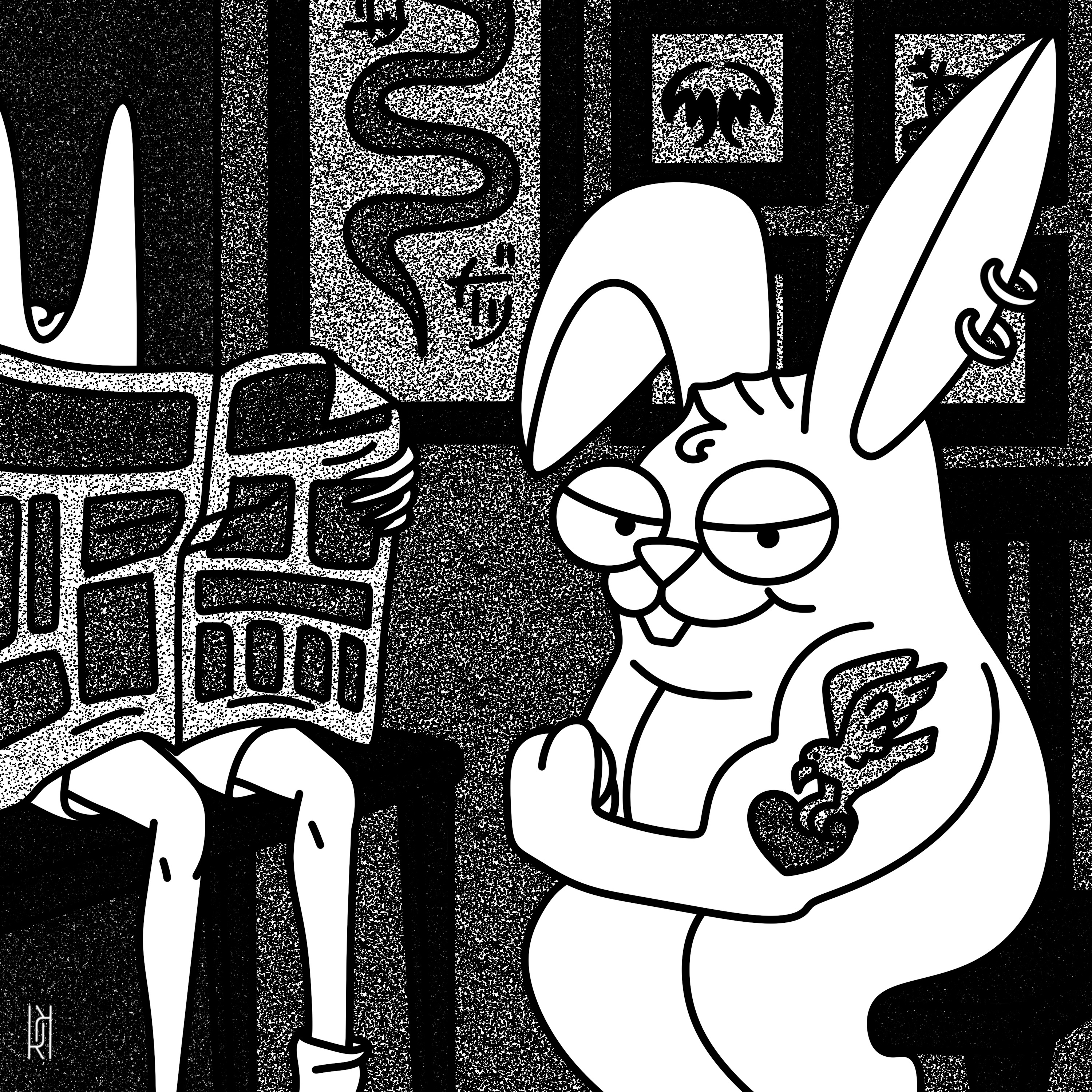 Rabbit illustration — Изображение №11 — Иллюстрация на Dprofile