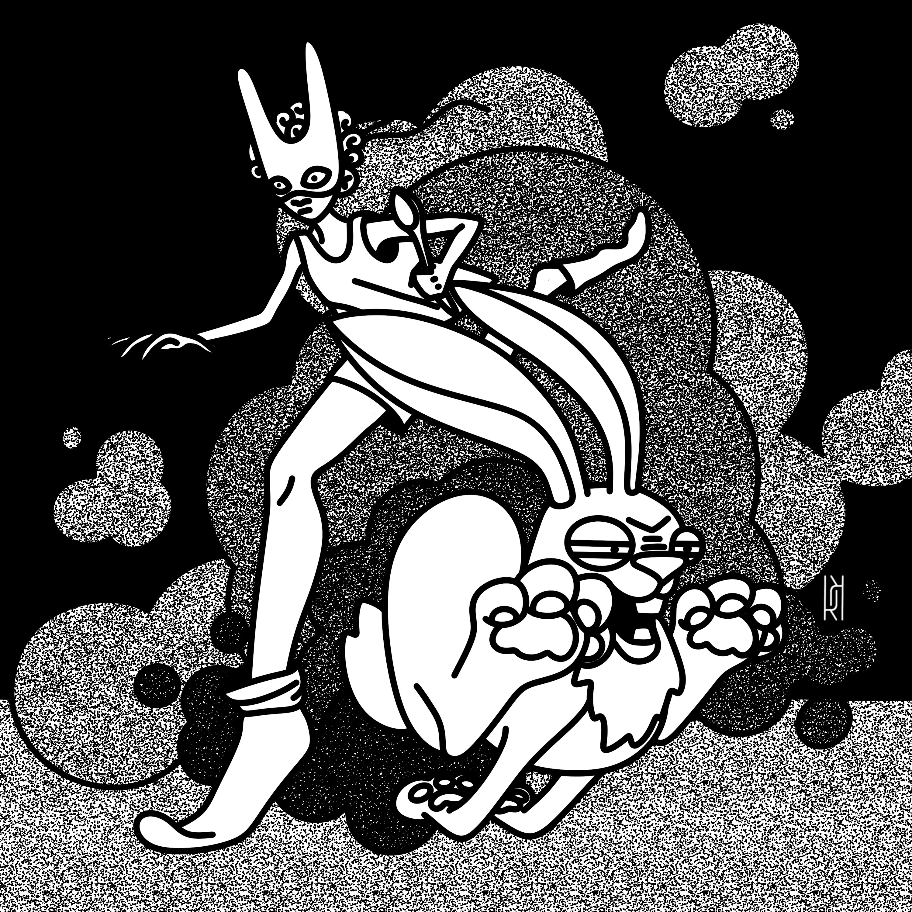 Rabbit illustration — Изображение №2 — Иллюстрация на Dprofile