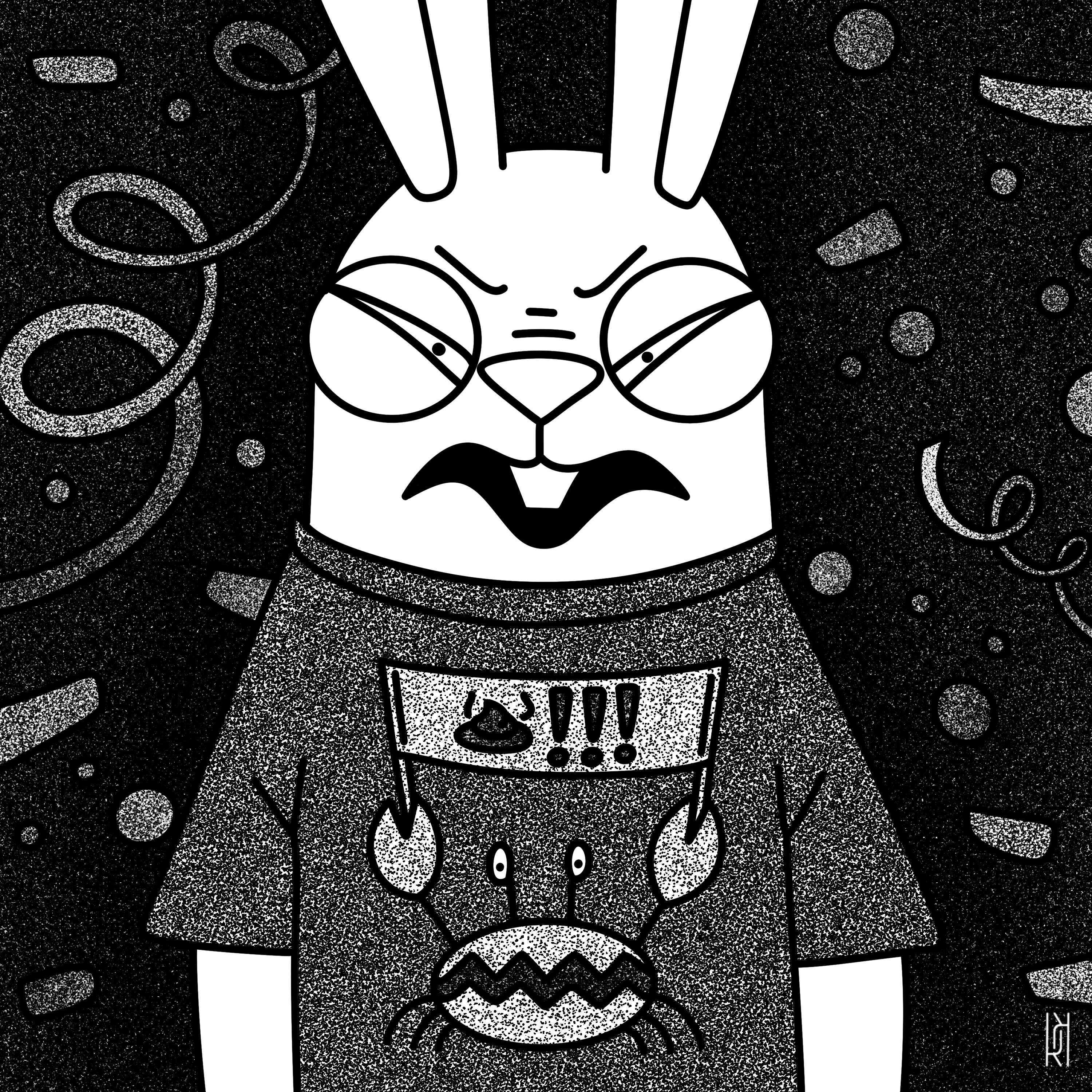 Rabbit illustration — Изображение №10 — Иллюстрация на Dprofile