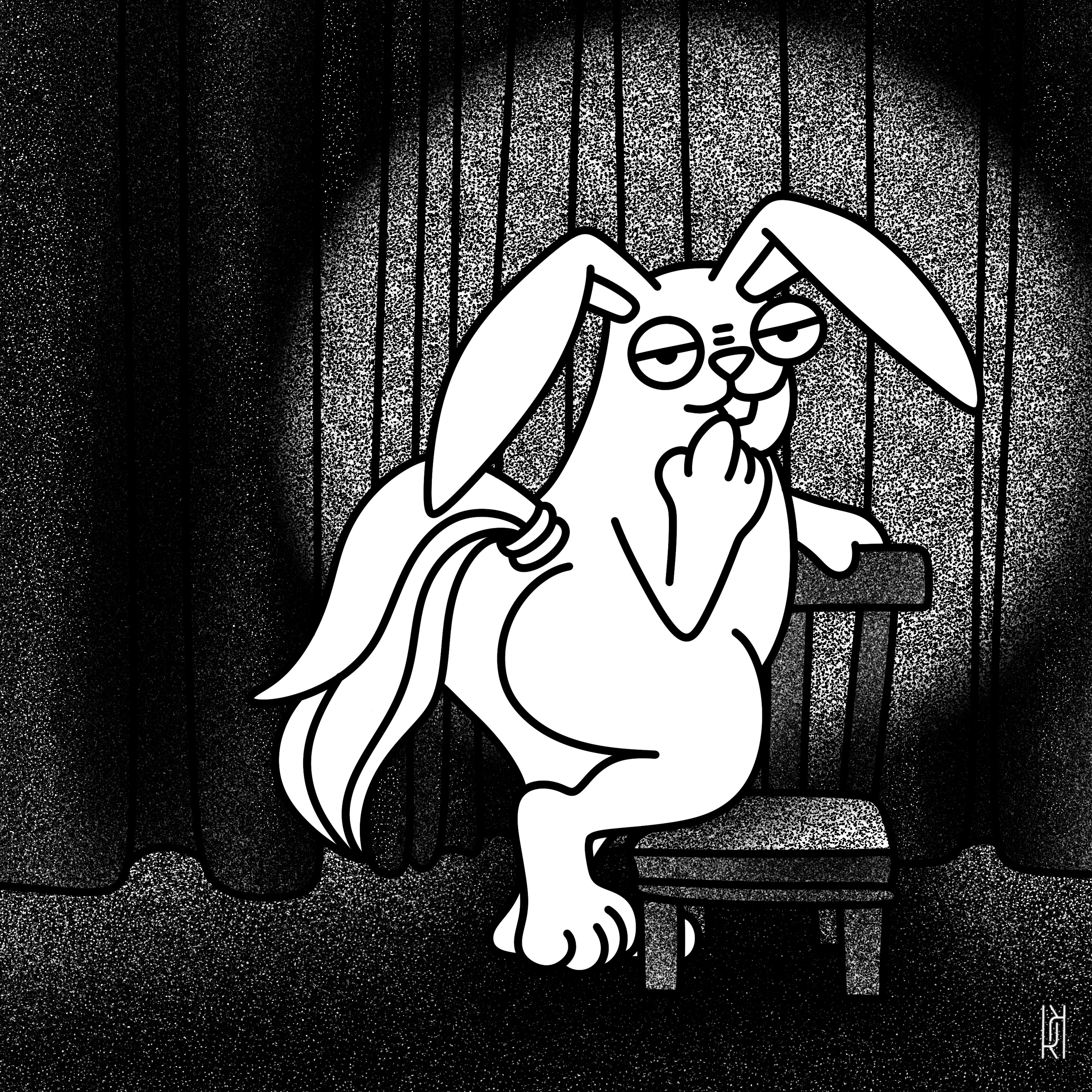 Rabbit illustration — Изображение №19 — Иллюстрация на Dprofile
